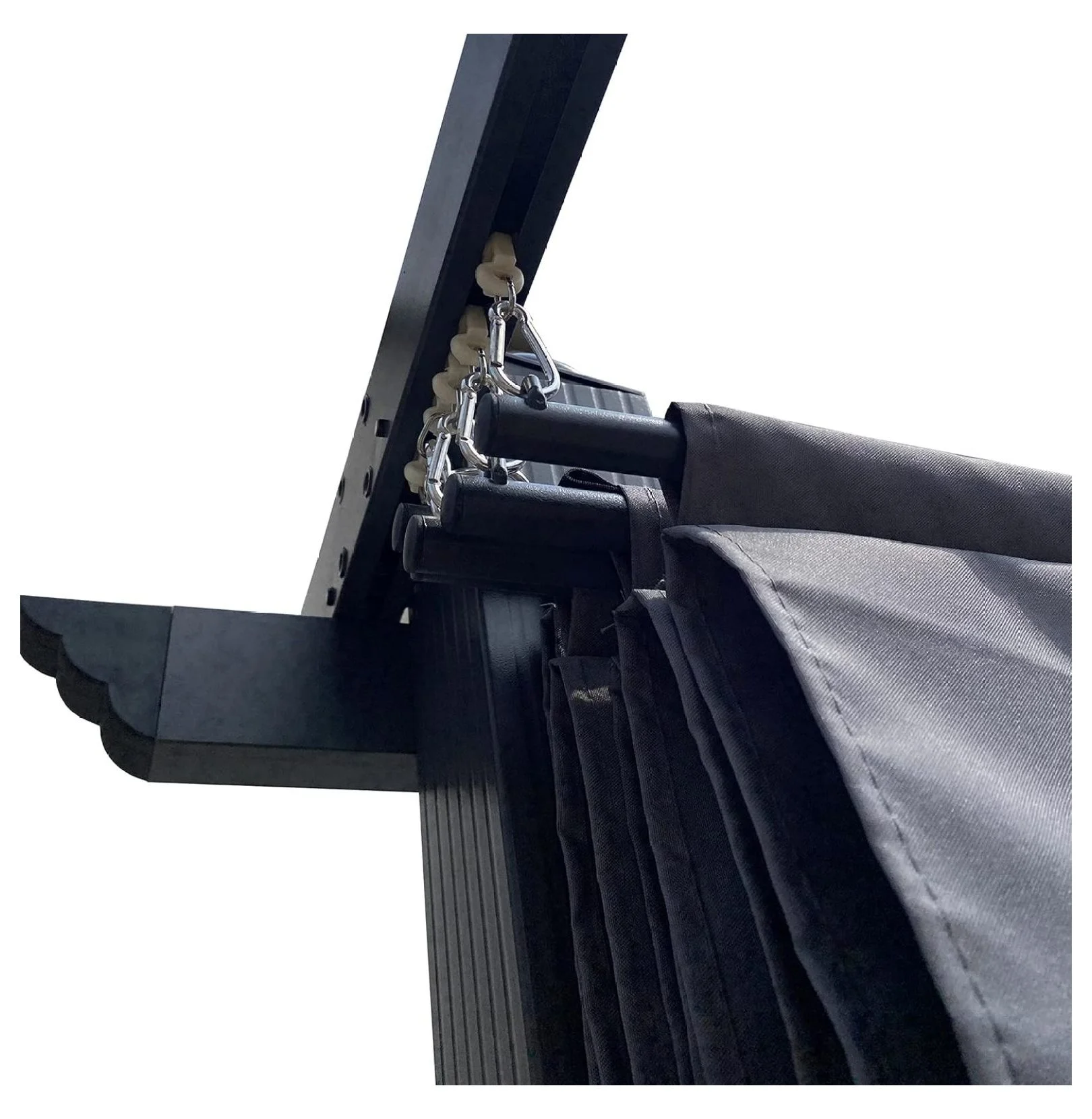 Pergola Replacement Canopy Top Cover - 10x10 Ft Patio Gazebo Shade Cover (Gray) - Weather Resistant Polyester Canopy Only, Metal Frame Not Included - Image 5