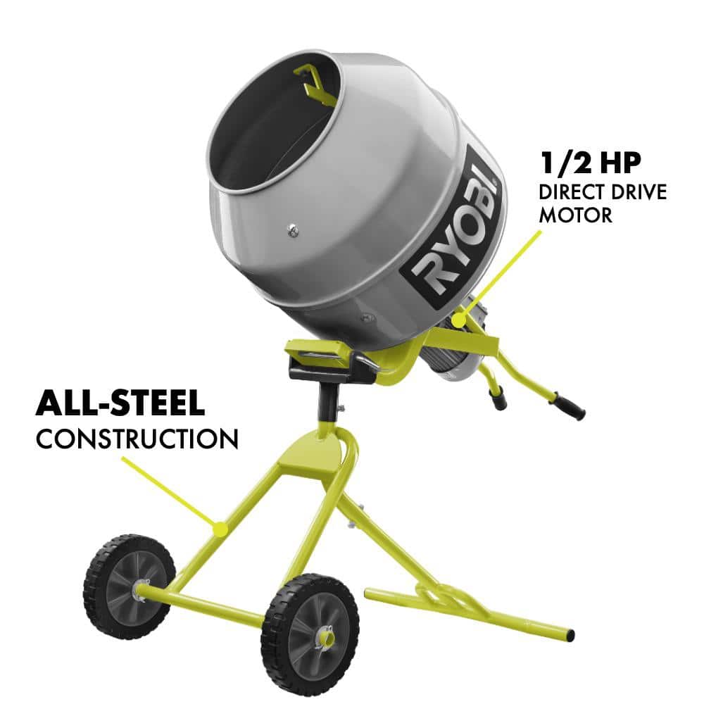 5.0 cu. ft. Portable Concrete Mixer RMX001 - Image 3