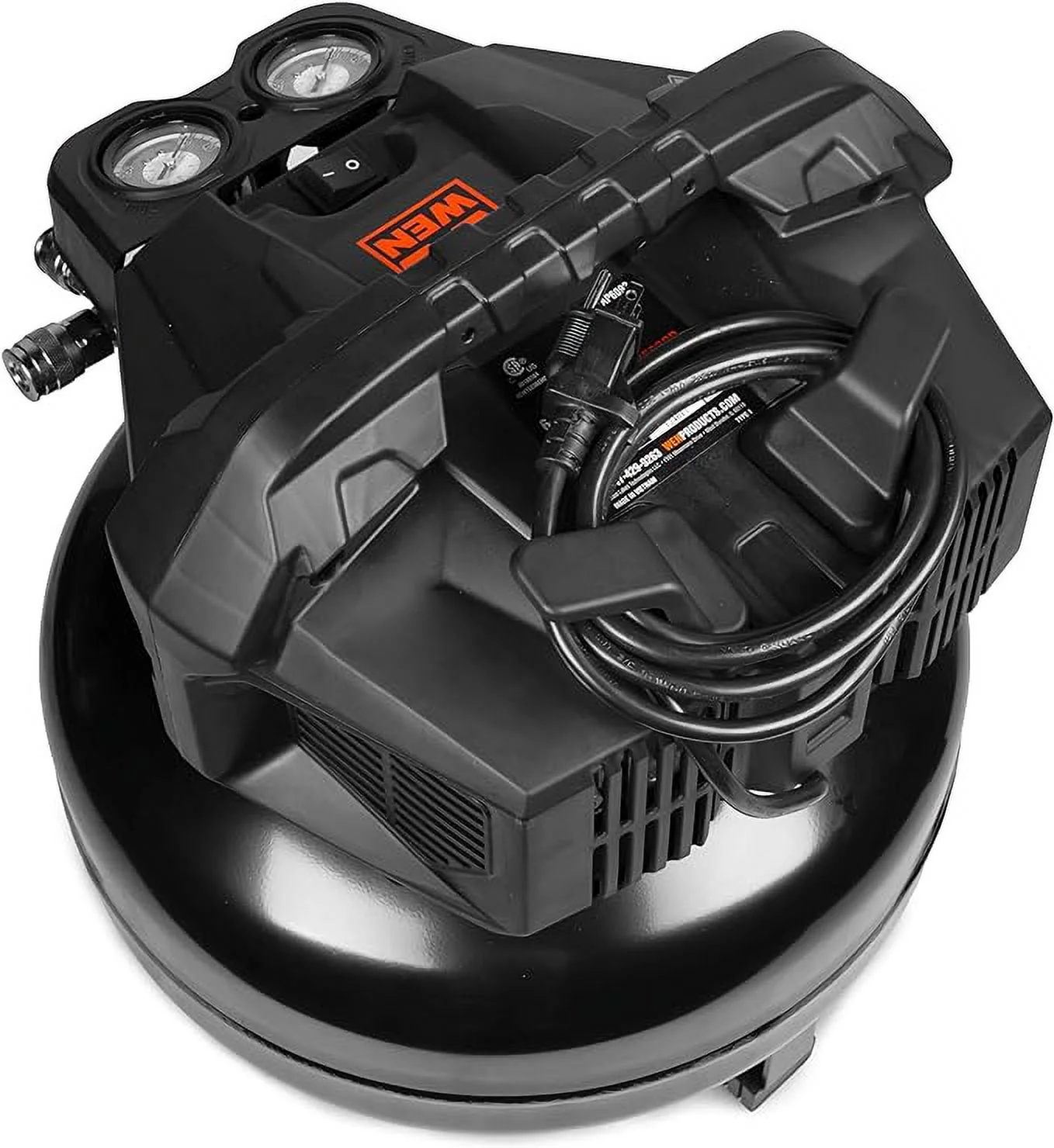 WEN, Oil-Free Pancake Style 150 PSI Air Compressor 6 Gallon - Image 4