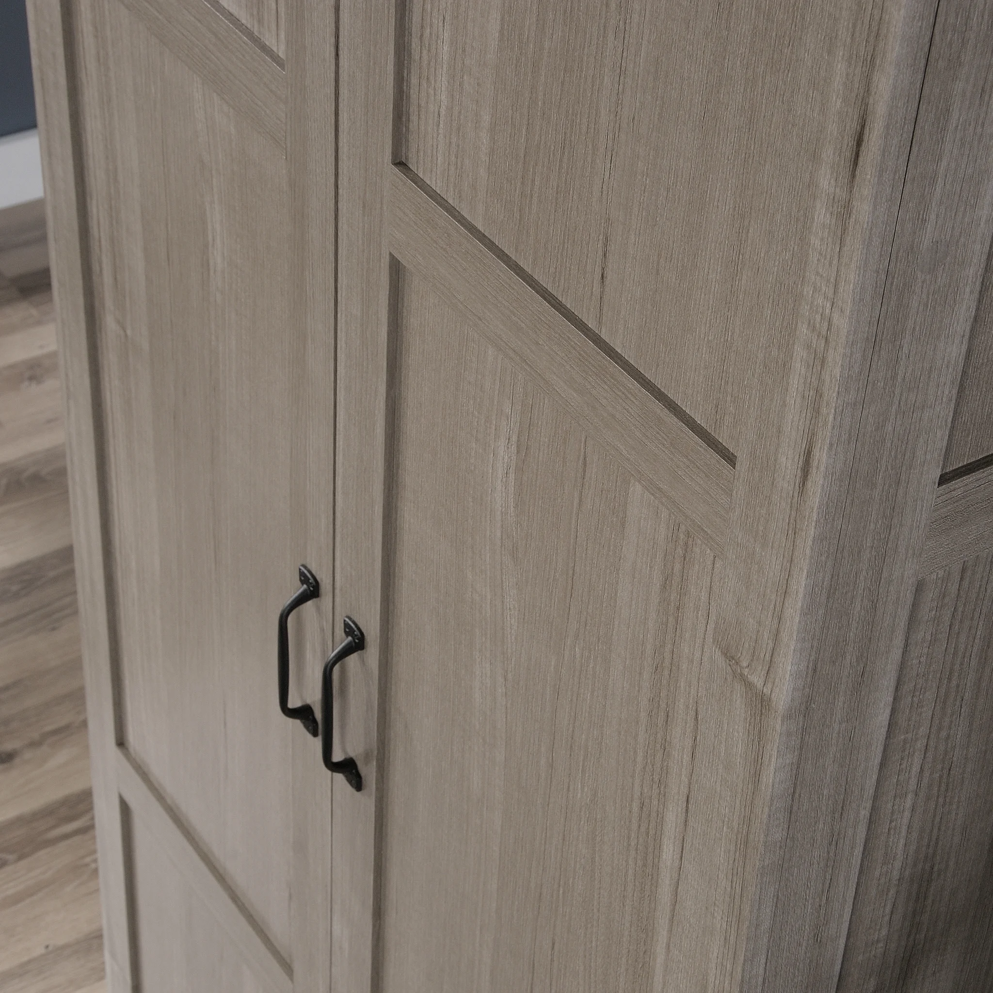 Sauder Select 2 Door Storage Cabinet, Reclaimed Pine Finish - Image 19
