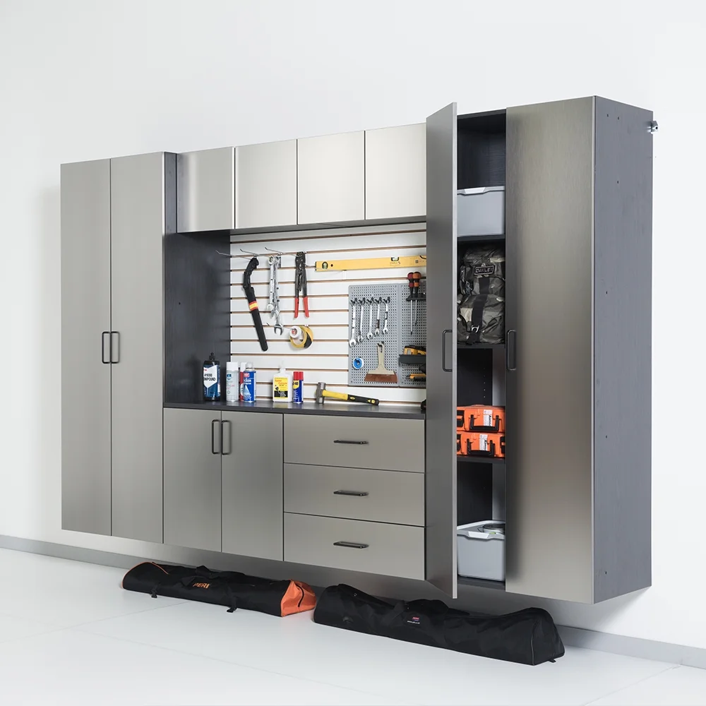 Astro Series 32 in. W x 28 in. H x 20 in. D Metal Wall Mounted Base Door Storage Cabinet - Image 7