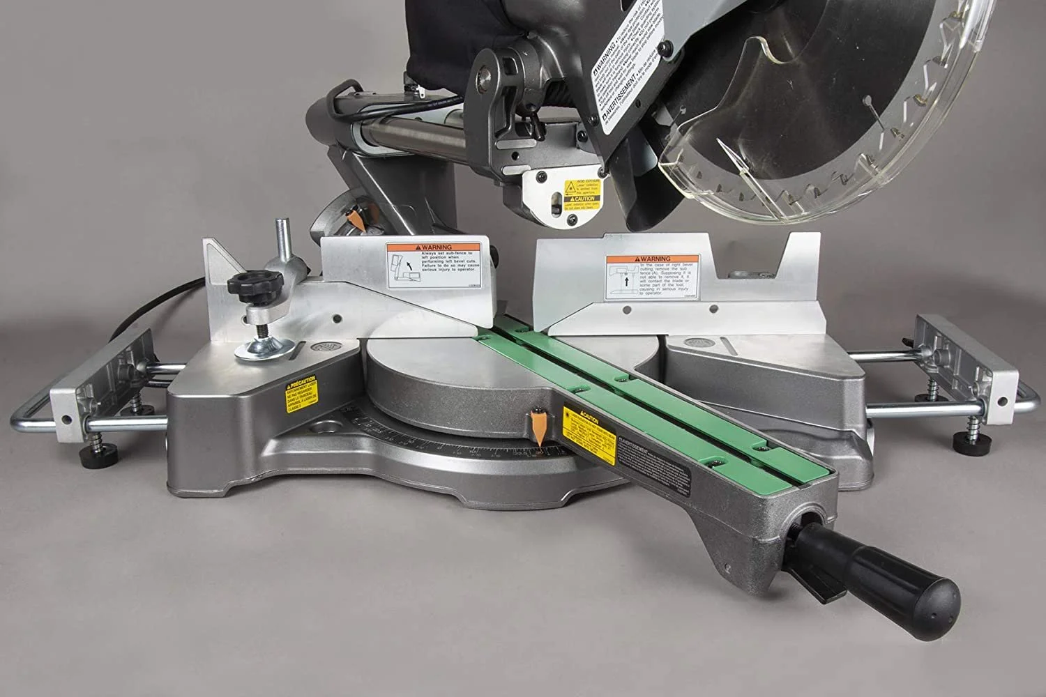 Metabo HPT 10-Inch Sliding Compound Miter Saw, Adjustable Laser Guide, Double Bevel, Electronic Speed Control, 12 Amp Motor, Electric Brake C10FSHS - Image 2