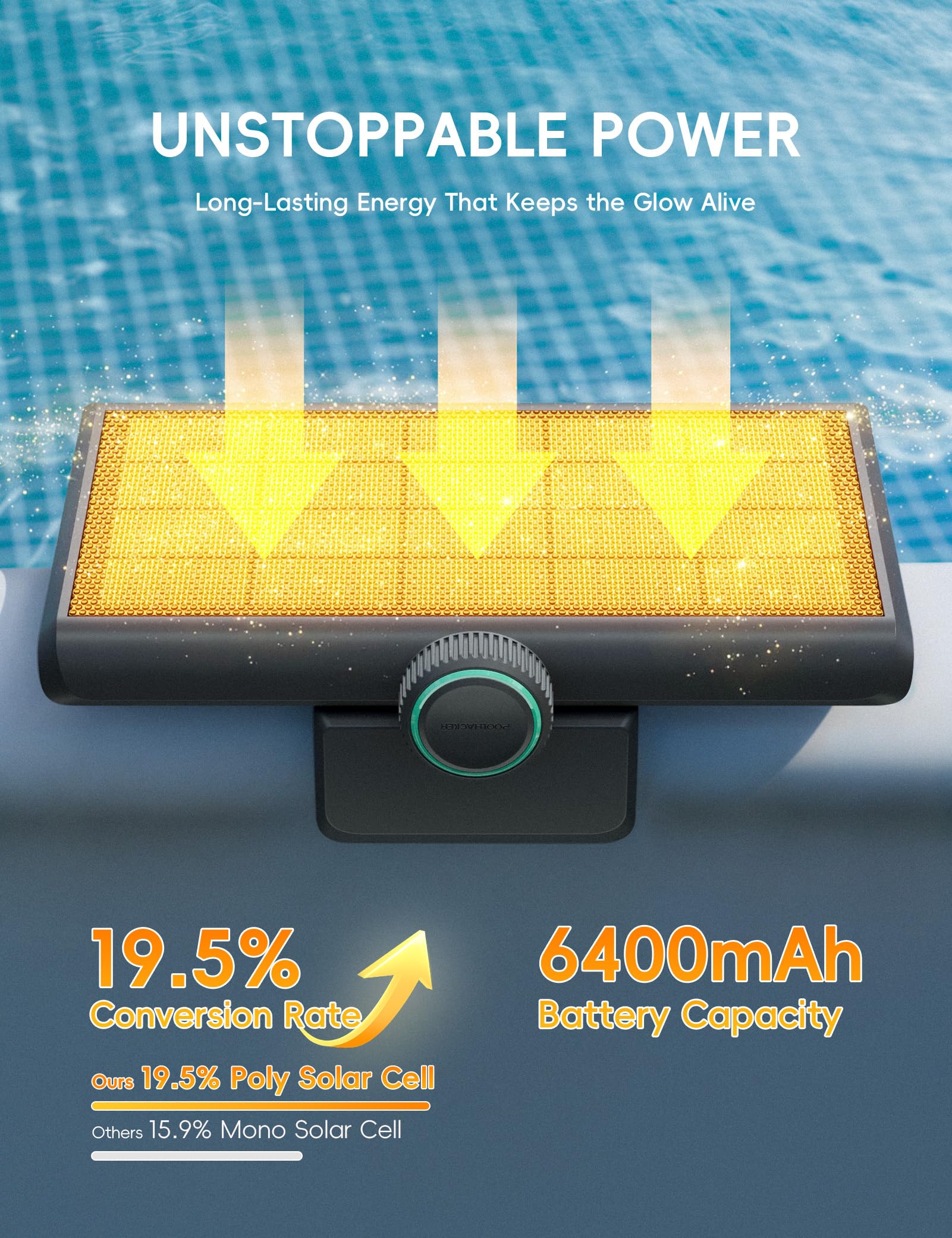 Solar Pool Lights for Steel Wall Above Ground Pools, Solar Powered LED Swimming Pool Lighting - Image 25
