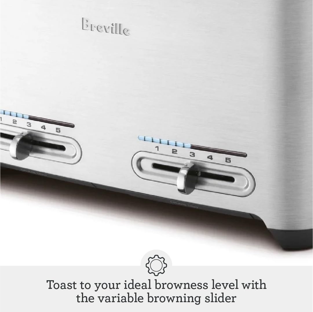 Die-Cast Smart Toaster, 2-Slice, Brushed Stainless Steel - Image 10