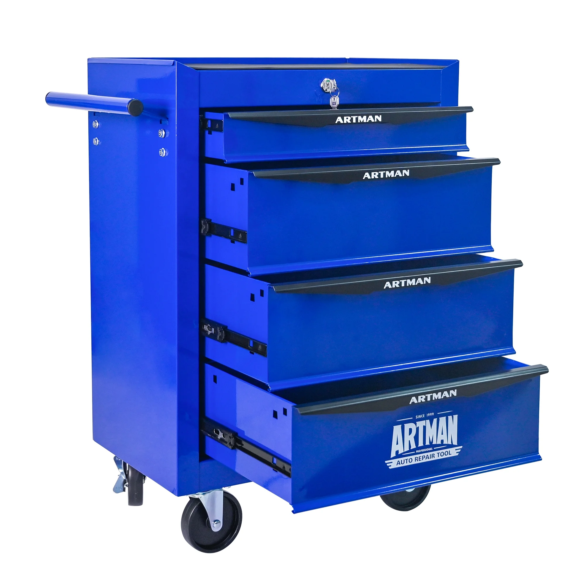 ARTMAN 20" 6-Drawer Tool Chest Cabinet with Ball Bearing Drawer Slides, Steel Tool Storage Box Organizer for Garage Workshop Repair Shop - Image 33