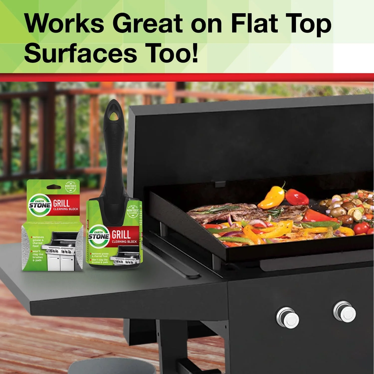 EarthStone® Grill Cleaning Block with EZ-Grip Handle - Image 5