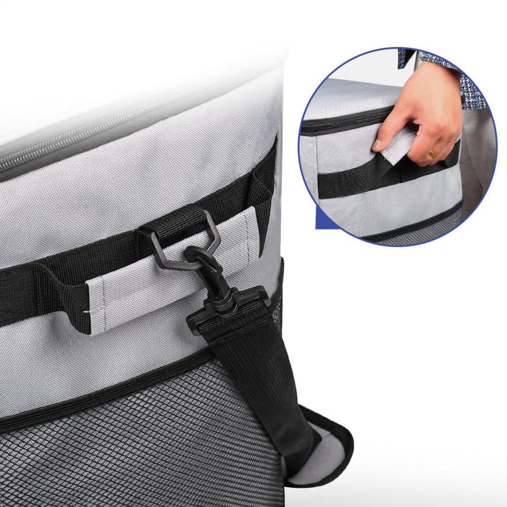 AITOCO Cooler on Wheels Lightweight Cooler Insulated Trolley Cart with Handle 35L Leakproof Bag for Travel Picnic Patio Outdoor Beach Camping manner - Image 4