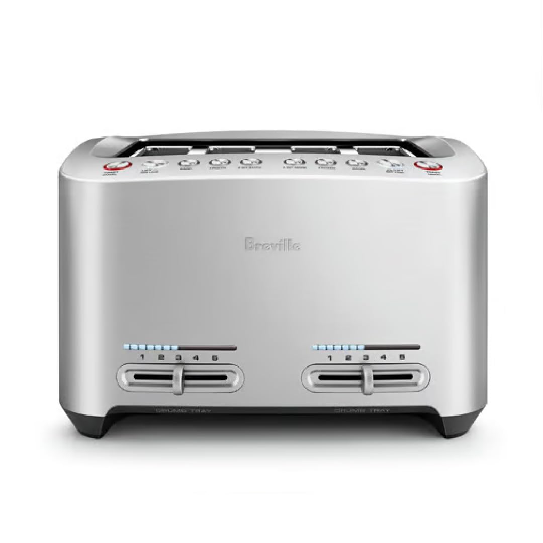 Die-Cast Smart Toaster, 2-Slice, Brushed Stainless Steel - Image 3