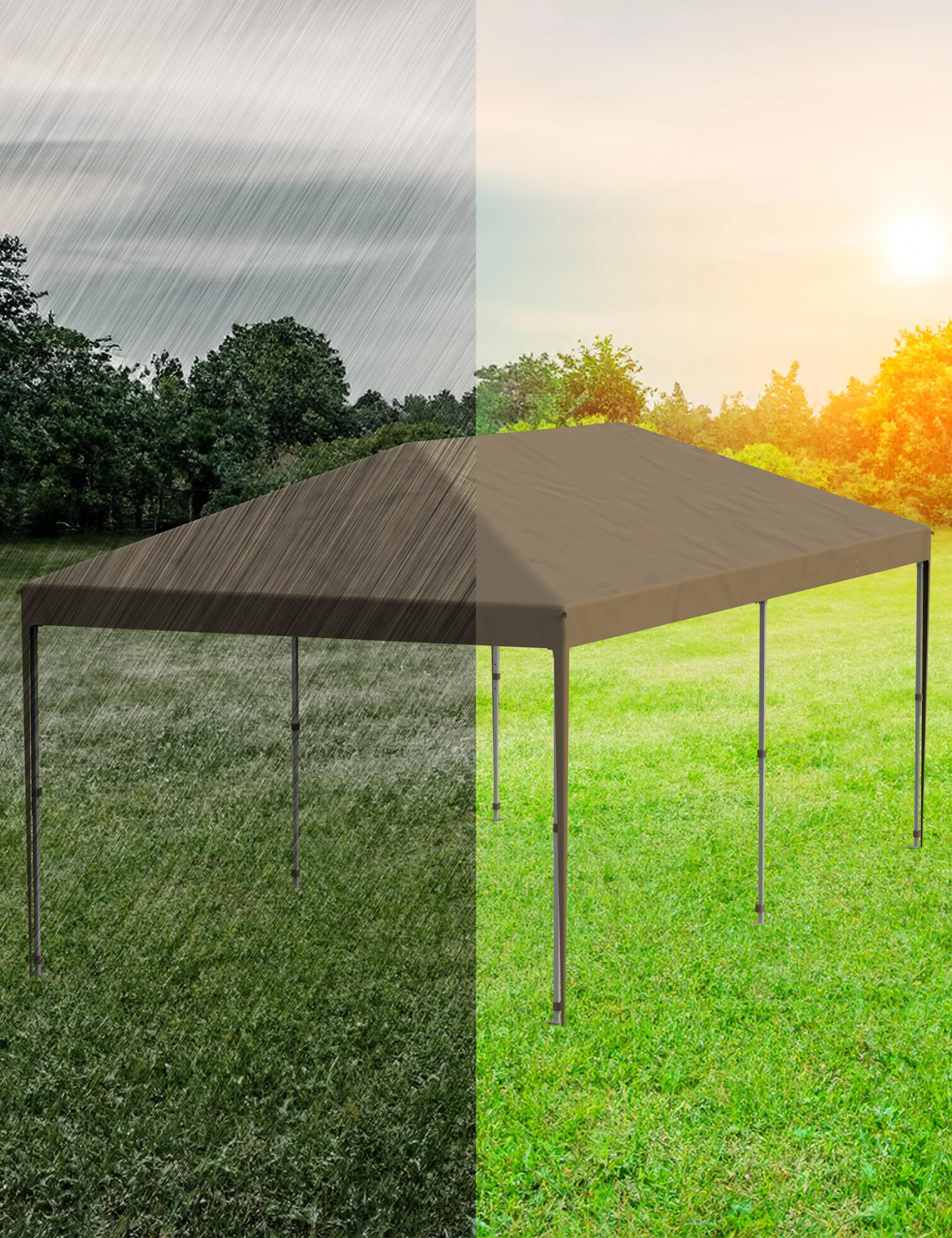 Danolapsi 10x10 Ft Pop Up Canopy Tent Easy One Person Set-up,Easy Outdoor Sun Shade,Instant Portable Shelter with 4 Stakes,4 Ropes,4 Sandbags for Patio, Outdoor Activities - Image 15