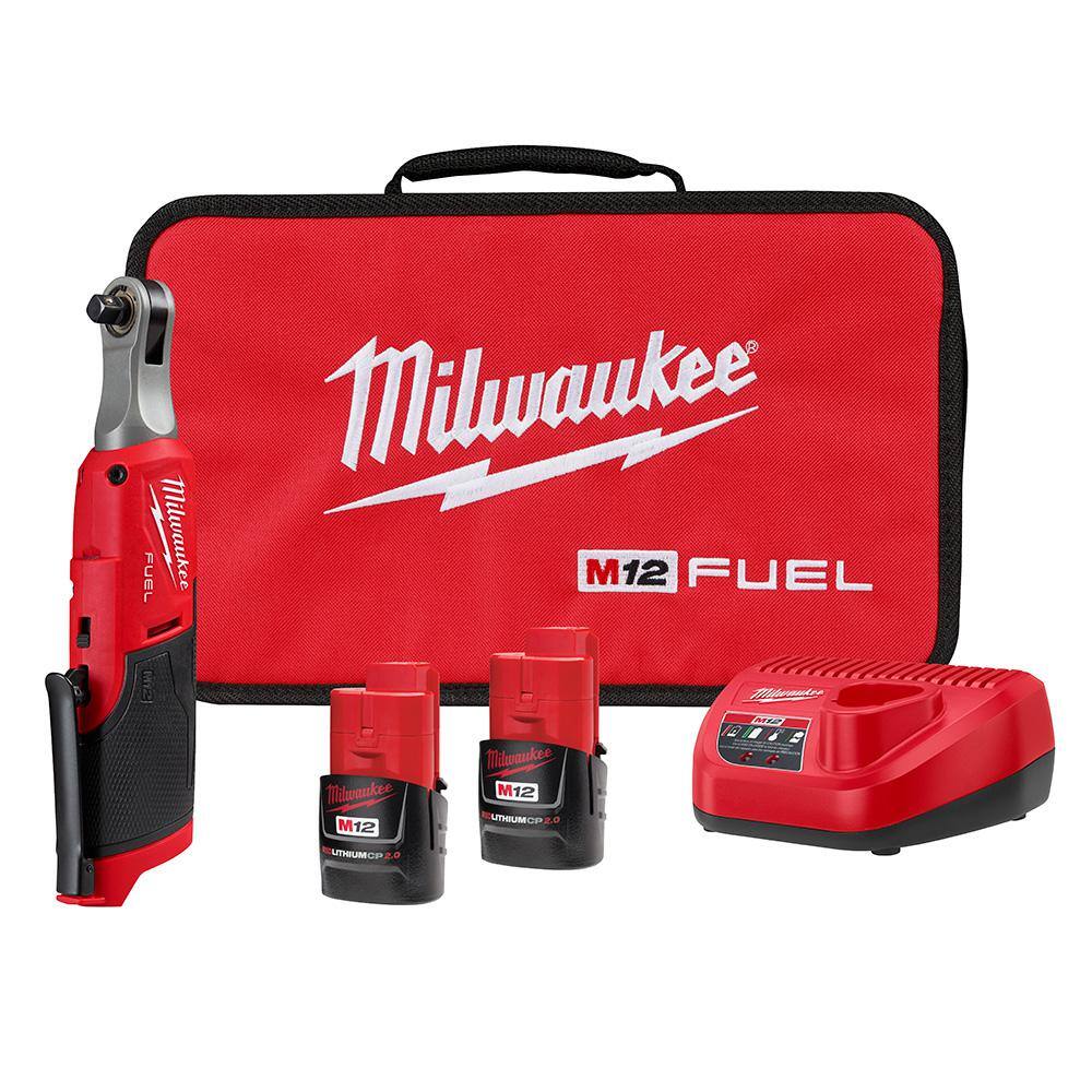 2567-22 12V Lithium-Ion Brushless Cordless High Speed 3/8 in. Ratchet Kit w/(2) Batteries, Charger and Bag - Image 10