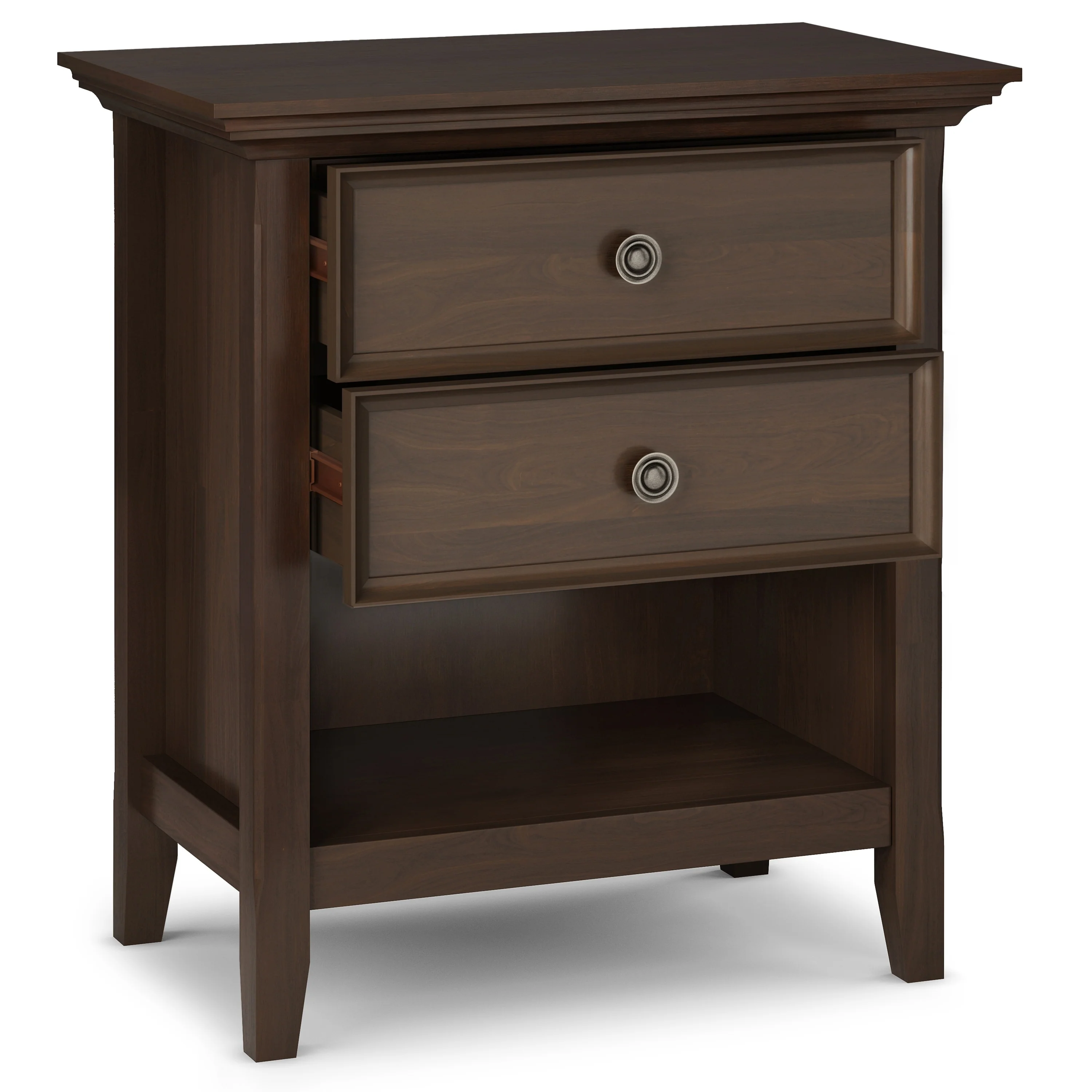 24 Inch Wide Solid Wood Nightstand, Bedside Table and Bedroom End Table - Image 77