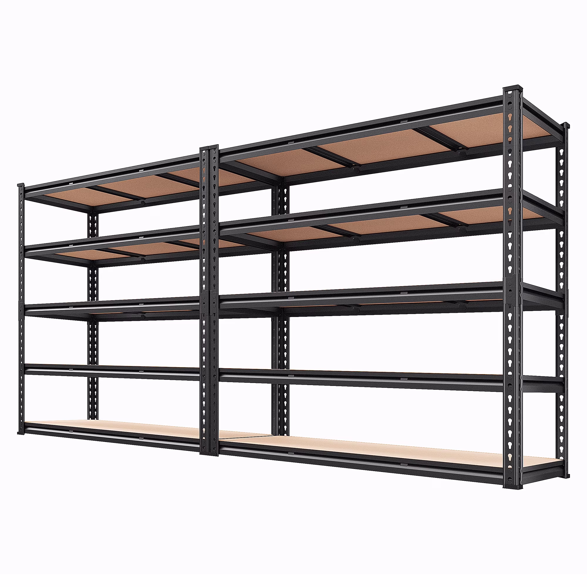 REIBII Adjustable Steel Heavy Duty Garage Storage Shelf,48"W x 24"D x 72"H,3020 LBS - Image 5
