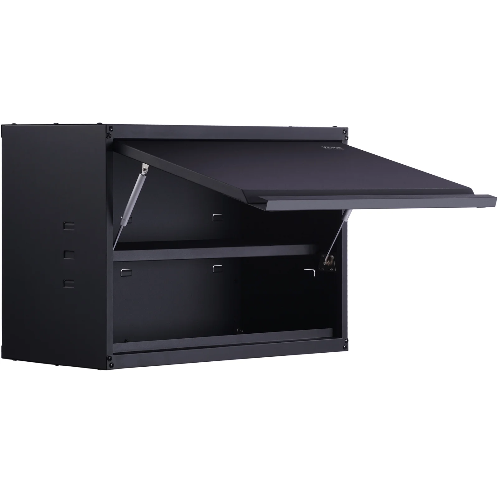 VEVOR Metal Storage Cabinet, 120lbs Load Capacity per Shelf, 20'' Tall Wall-Mounted Powder-Coating Steel Garage Cabinet with Adjustable Shelf, Press to Lock & Open Door, Perfect for Office Home - Image 9