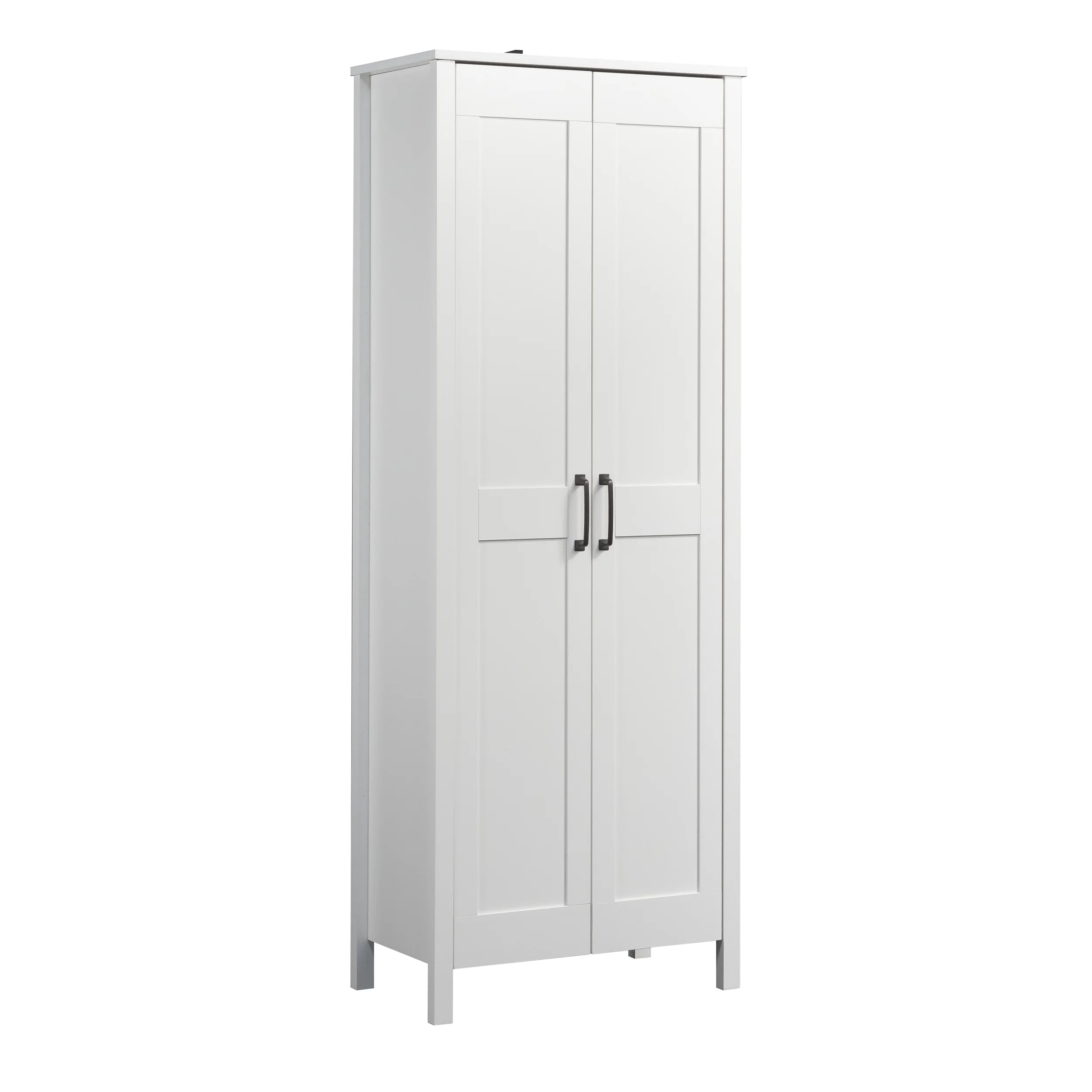 Sauder Two-Door Storage Cabinet, White Finish - Image 2