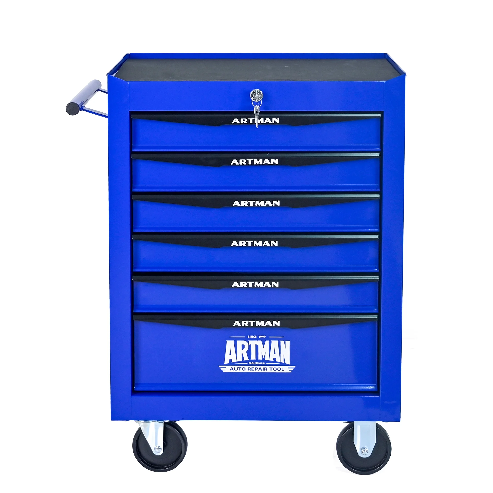ARTMAN 20" 6-Drawer Tool Chest Cabinet with Ball Bearing Drawer Slides, Steel Tool Storage Box Organizer for Garage Workshop Repair Shop - Image 10