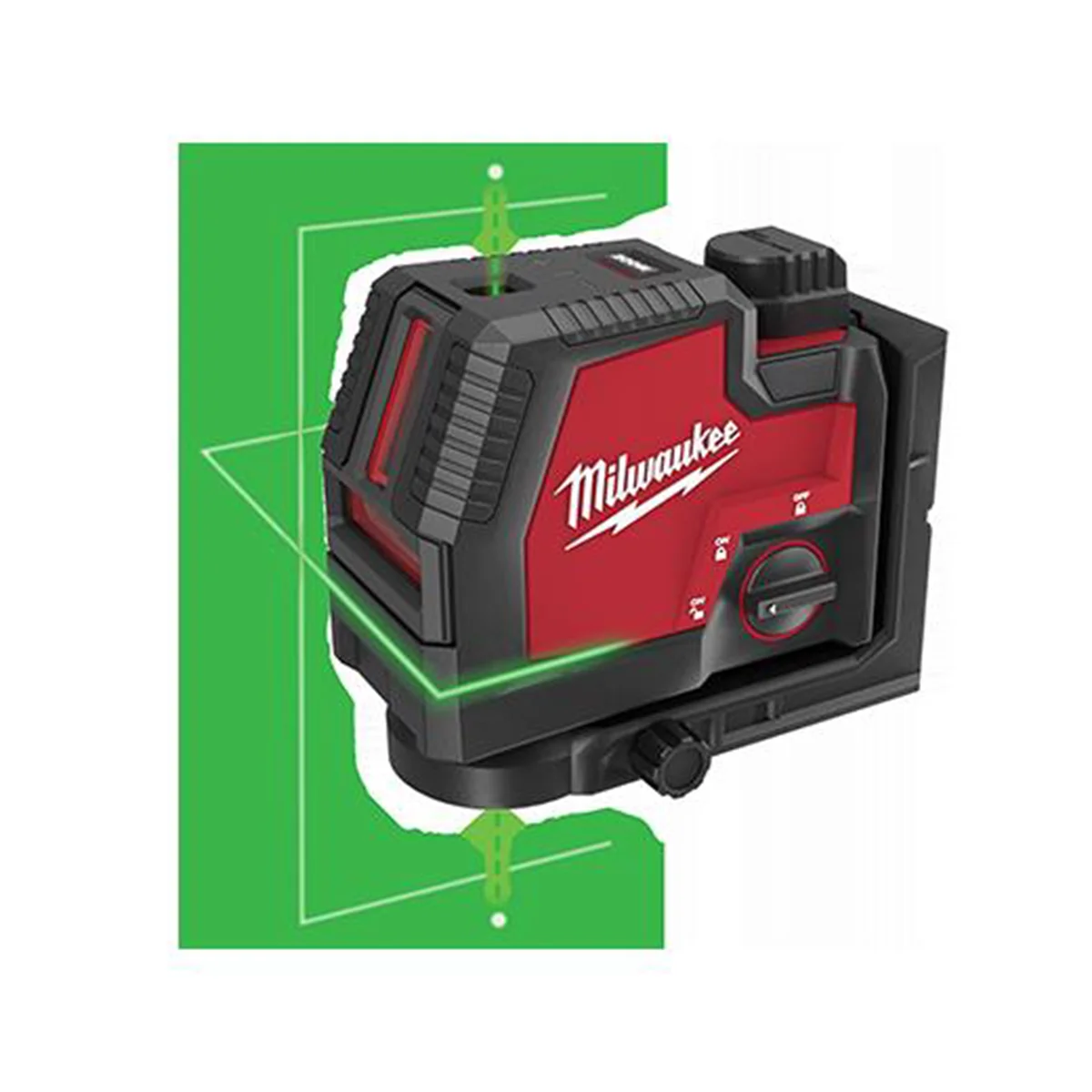 Milwaukee Tool USB Rechargeable Green Cross Line & Plumb Points Laser - Image 2