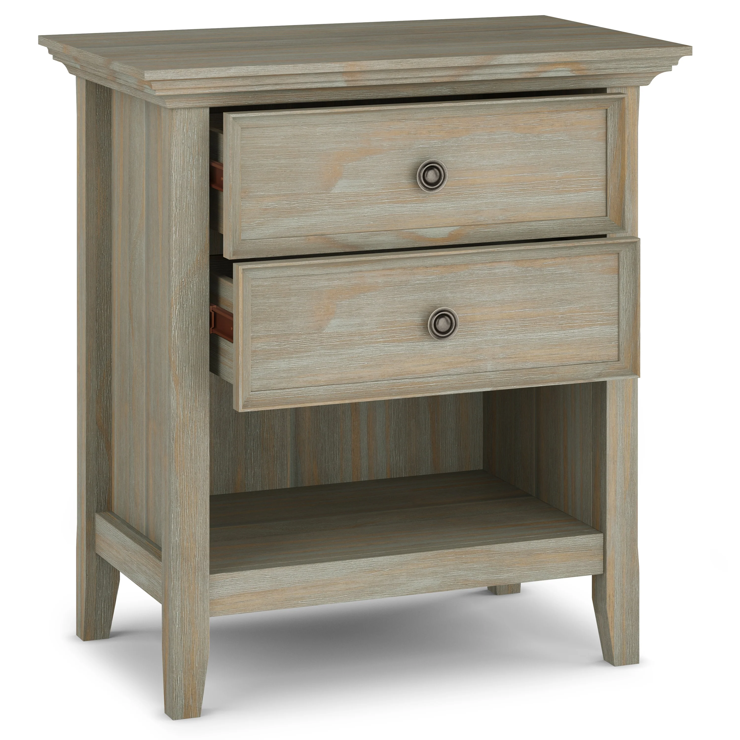 24 Inch Wide Solid Wood Nightstand, Bedside Table and Bedroom End Table - Image 98