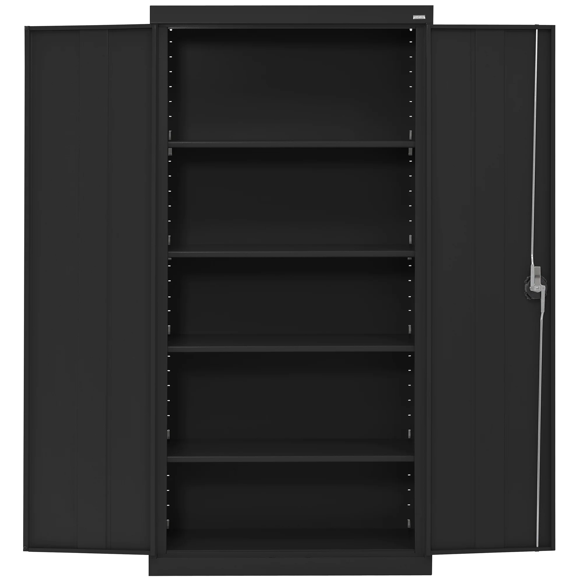 Sandusky Lee 20-Gauge 5-Shelf Welded Steel Freestanding Garage Storage Cabinet, Black - Image 10