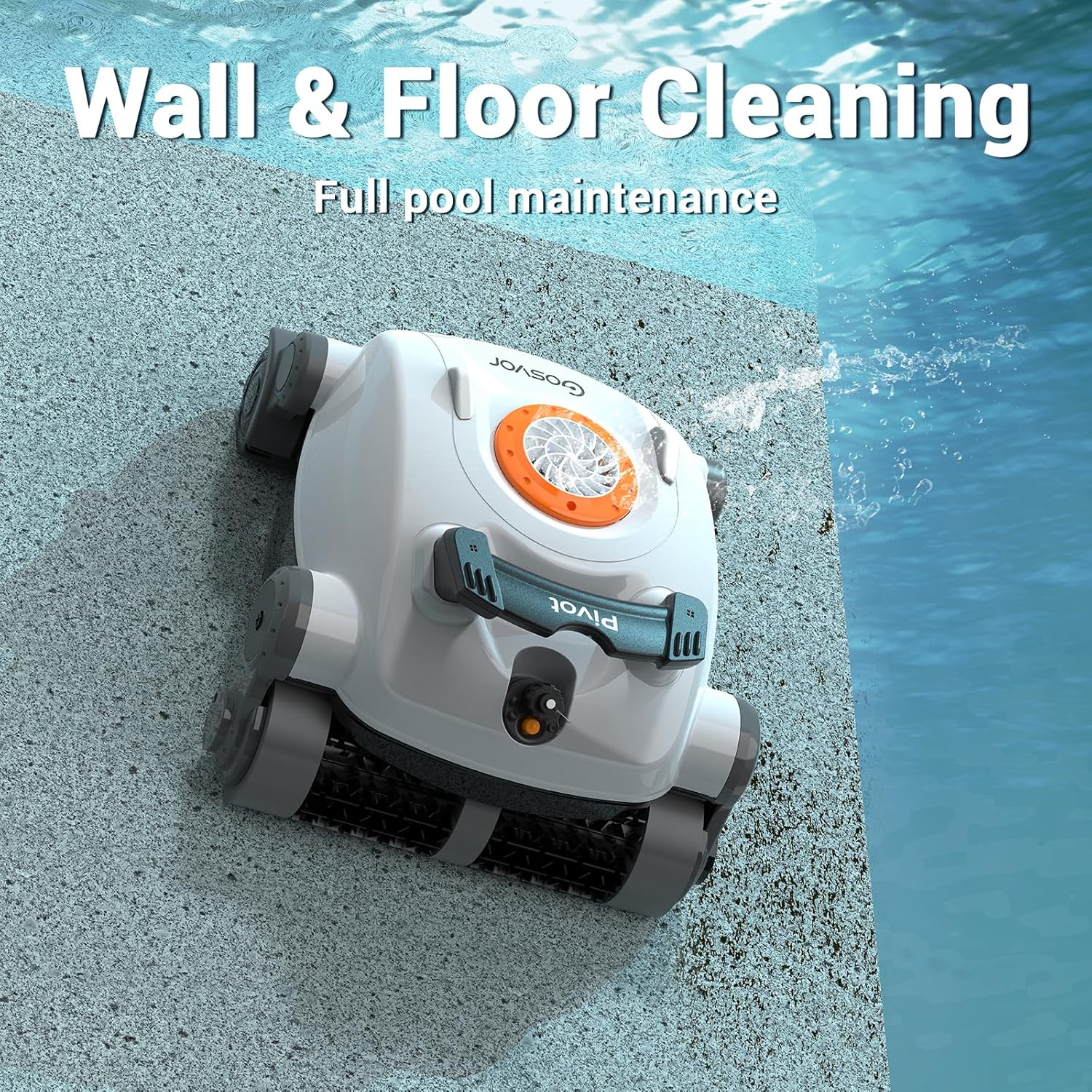 Cordless Robotic Pool Cleaner, Automatic Wall Climbing Pool Vacuum for Swimming Pool Cleaning - Image 9