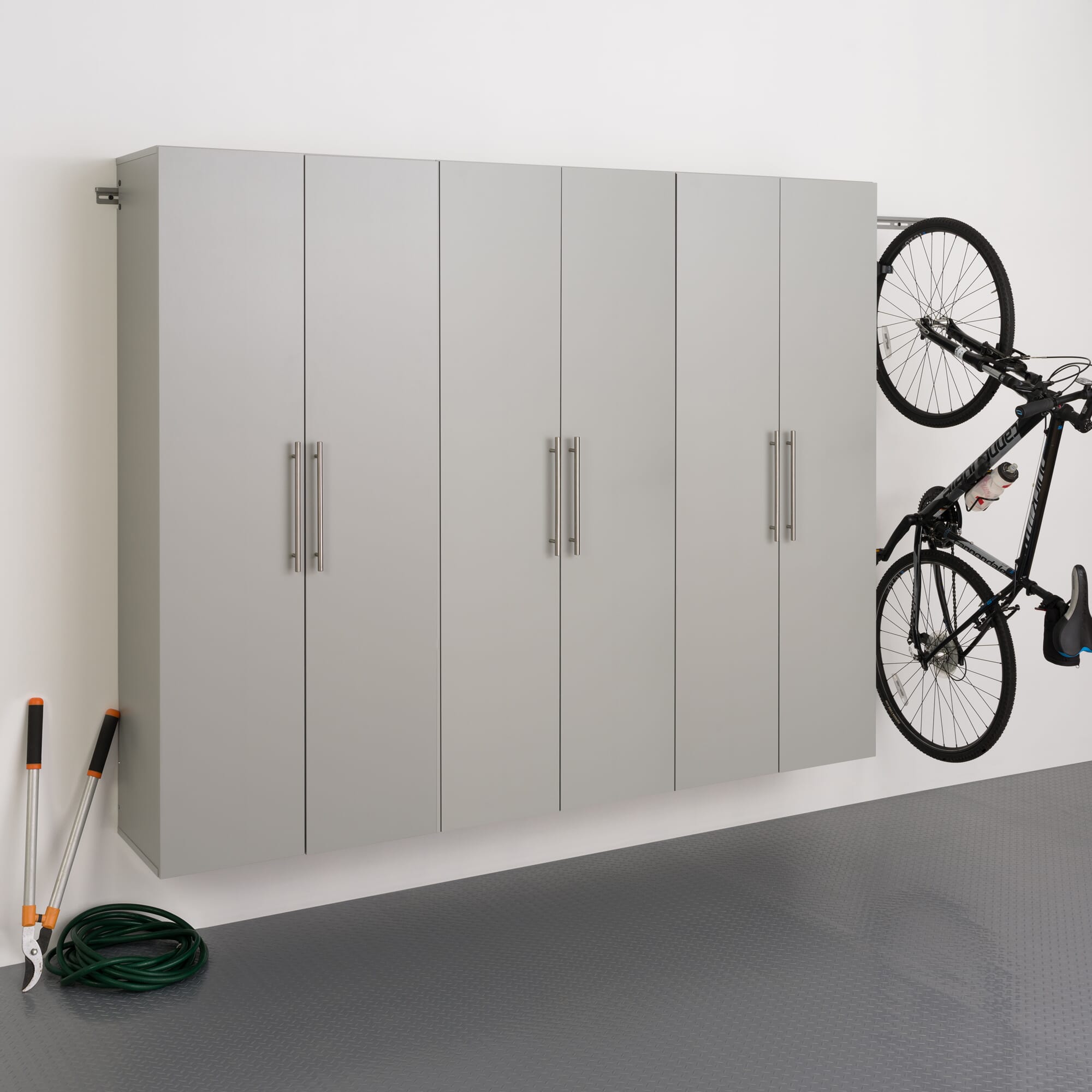 Prepac Large HangUps Storage Cabinet, Light Gray - Image 7