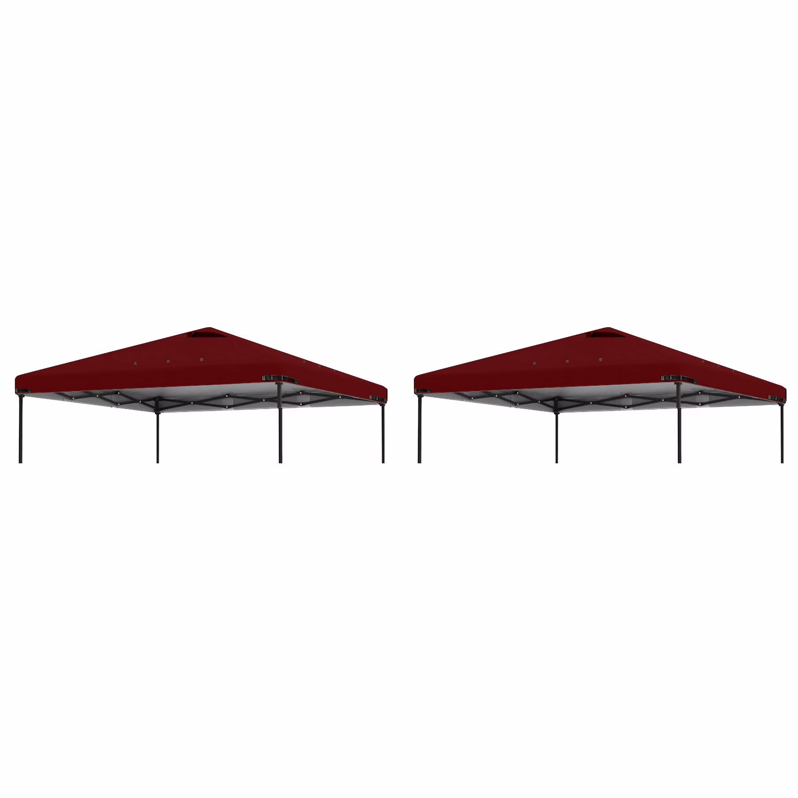 Home Decor 2Pcs 10X10Ft Replacement Cover Tier Gazebo Roof Sunshade Outdoor Cover Sunshade Patio Pavilion Protective Cover - Image 9