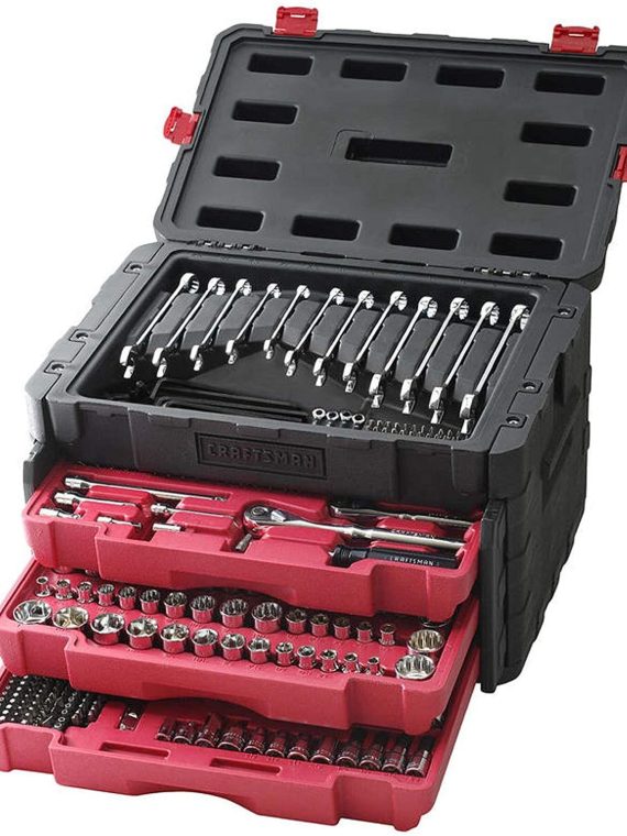 450-Piece Mechanics Set, Ratchet Socket Hand Wrench - Image 6