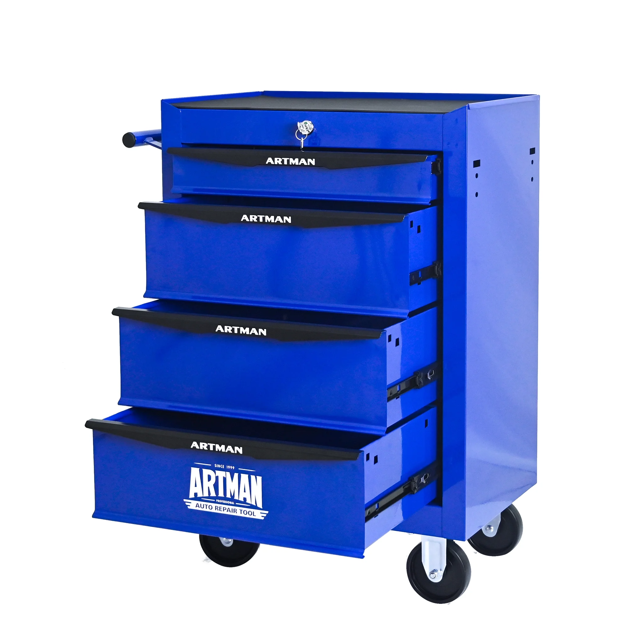 ARTMAN 20" 6-Drawer Tool Chest Cabinet with Ball Bearing Drawer Slides, Steel Tool Storage Box Organizer for Garage Workshop Repair Shop - Image 23