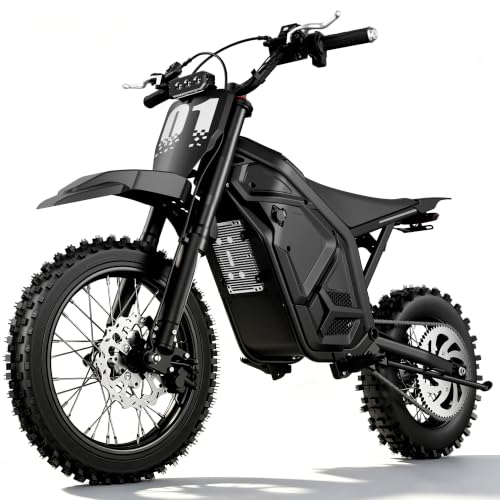 Electric Dirt Bike for Teens Adults, 5500W Mid-Drive Motor E Dirt Bike