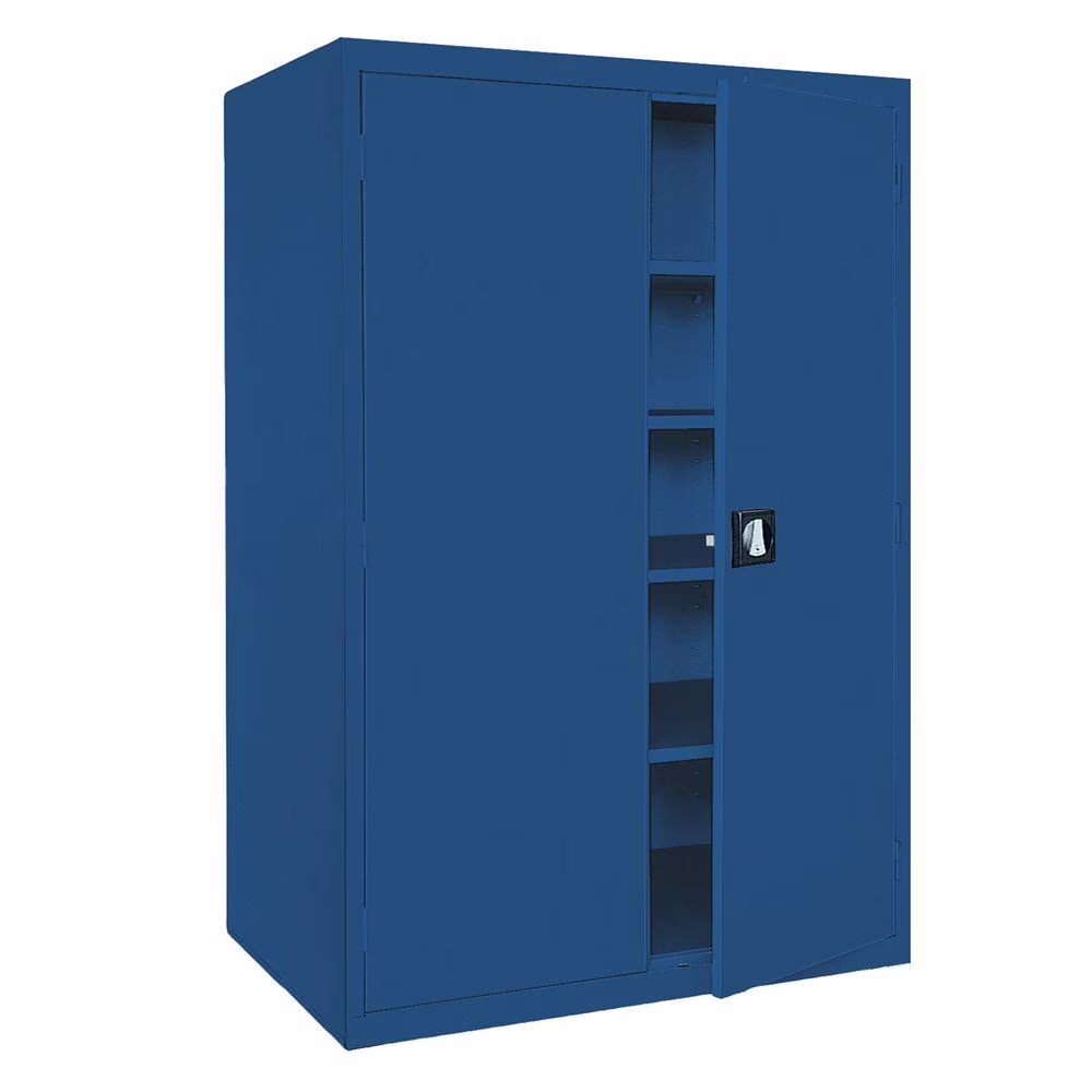 Sandusky Lee 20-Gauge 5-Shelf Welded Steel Freestanding Garage Storage Cabinet, Black - Image 9