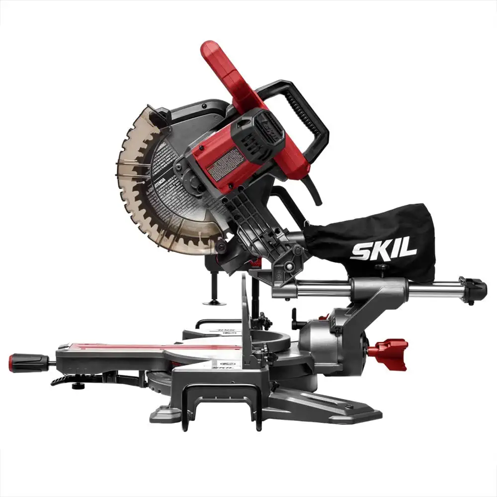 10-in 15-Amp Dual Bevel Sliding Compound Corded Miter Saw - Image 17