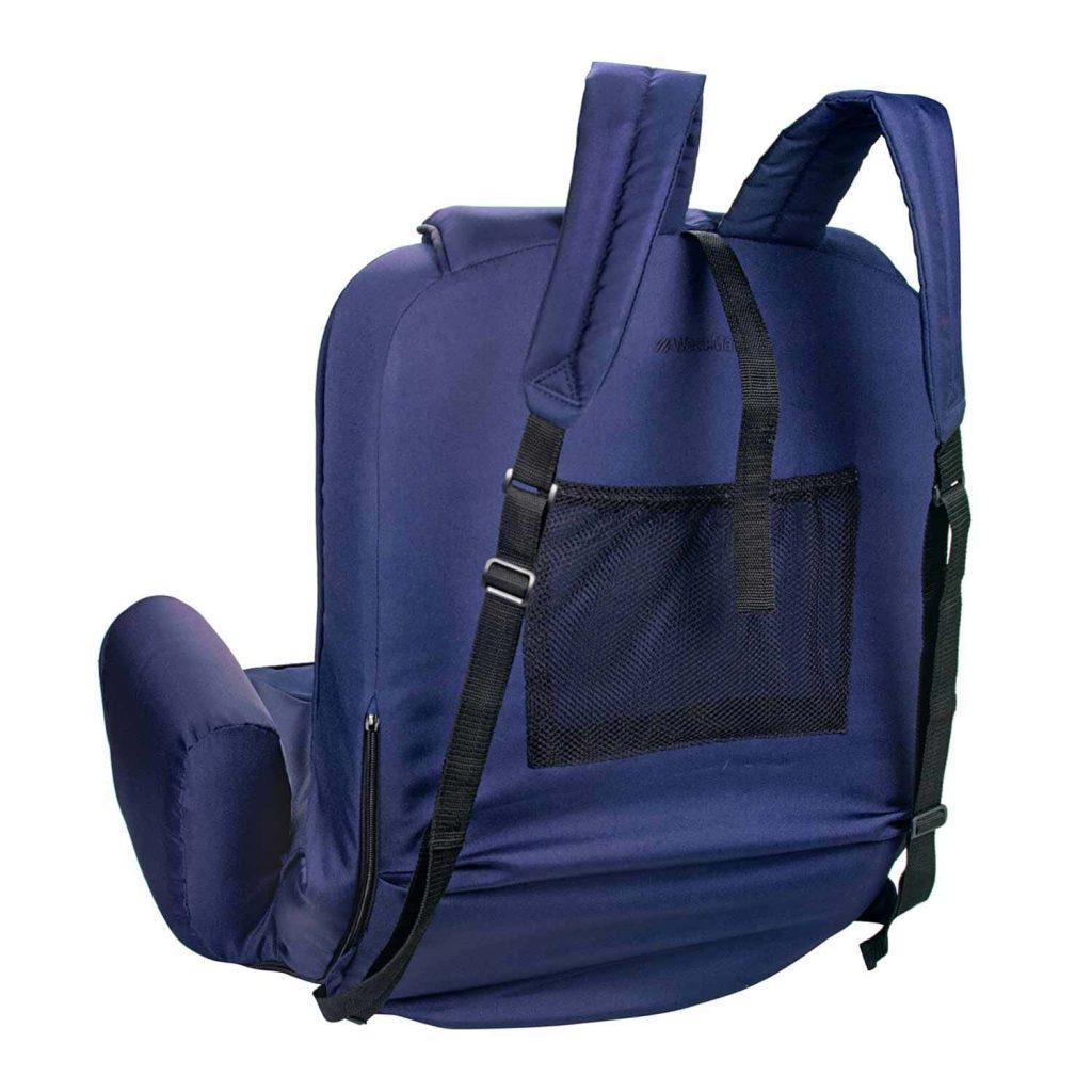 High-Back Portable Seat with Armrests& Pockets, UV-Resistant, Water-Repellent Fabric - Image 5