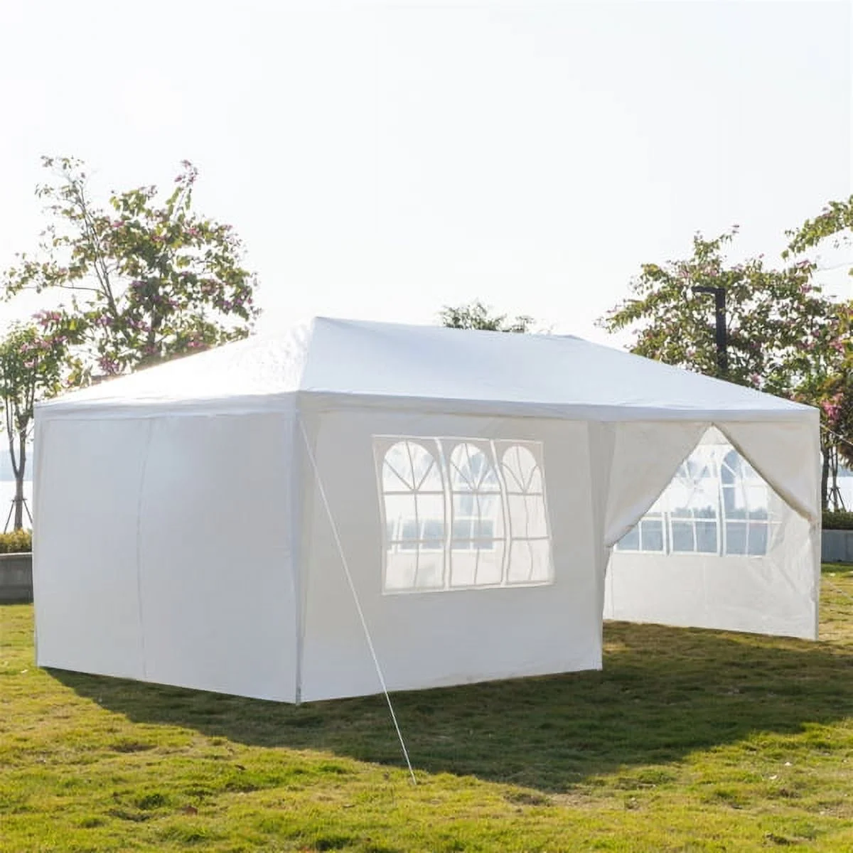 Mother's Day Sales - 10' x 20' Party Tent,Portable Wedding Party Tent,Patio Parties Tent BBQ Shelter Canopy Gazebo for Outdoor Events(10'x20' w/6 sidewalls) - Image 3