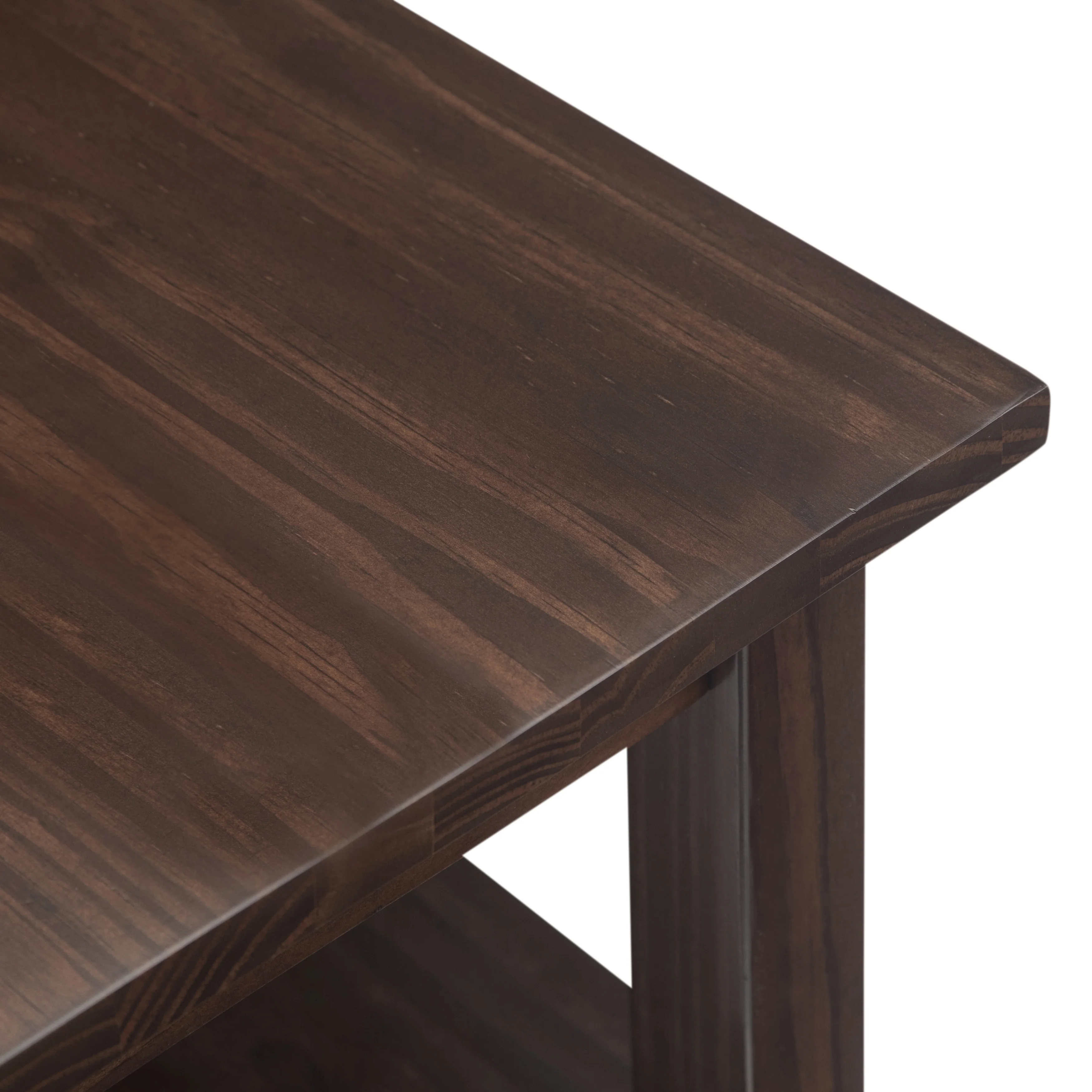 14" Wide Solid Wood Narrow Side Table, Rectangle Transitional Style Accent Table - Image 37