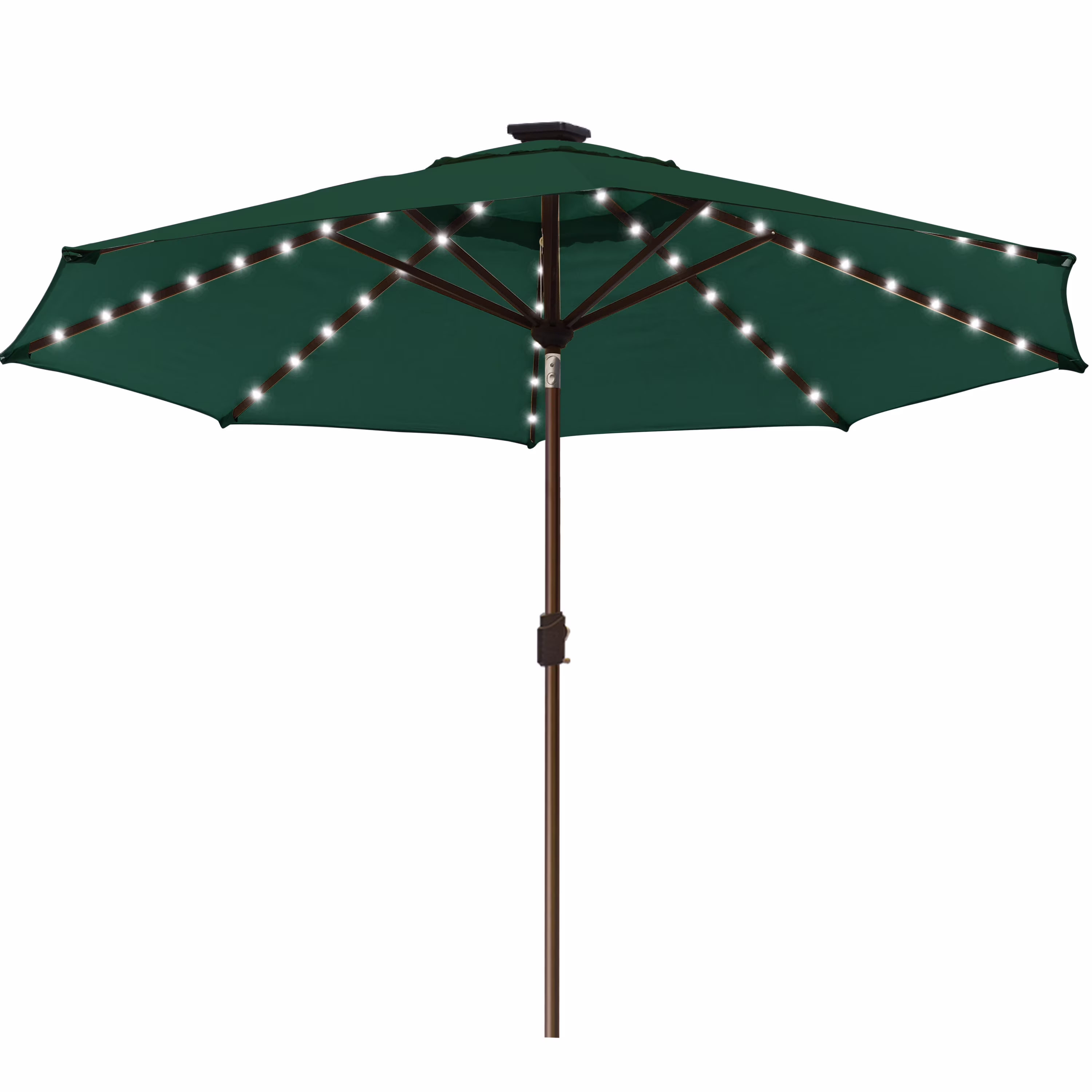 EliteShade Sunbrella Solar Umbrellas 9ft Market Umbrella with 80 LED Lights Patio Umbrellas Outdoor Table Umbrella with Ventilation and 5 Years Non-Fading Top,Ruby - Image 19
