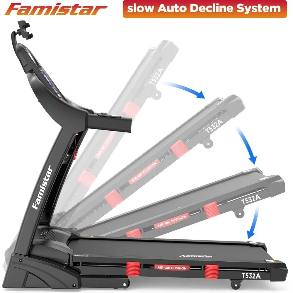 Folding Treadmill for Home with 15 Levels Auto Incline, 300LB Capcity, 10MPH Fast Speed Controls - Image 12