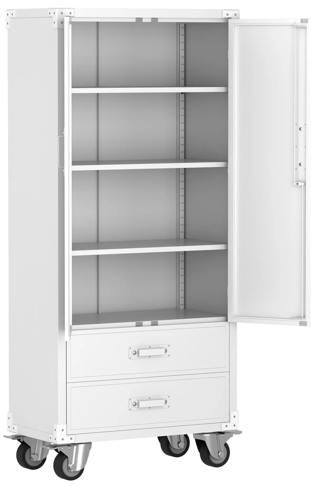 GangMei 71 Inches Tall Metal Garage Storage Cabinets with 5 Adjustable Shelves & Pegboards, Lockable Steel Black Storage Cabinet with Doors for Office, Home, School, Shops, Garage, Assembly required - Image 91