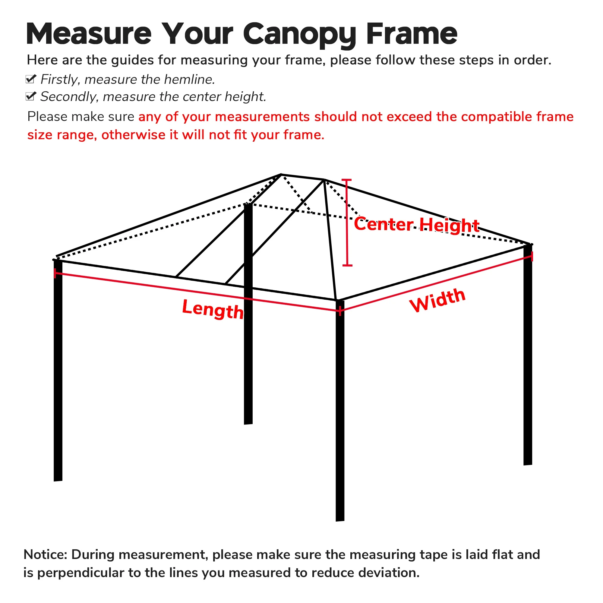InstaHibit 10x20Ft Replacement Pop up Canopy Top Sunshade Cover Outdoor Patio - Image 10