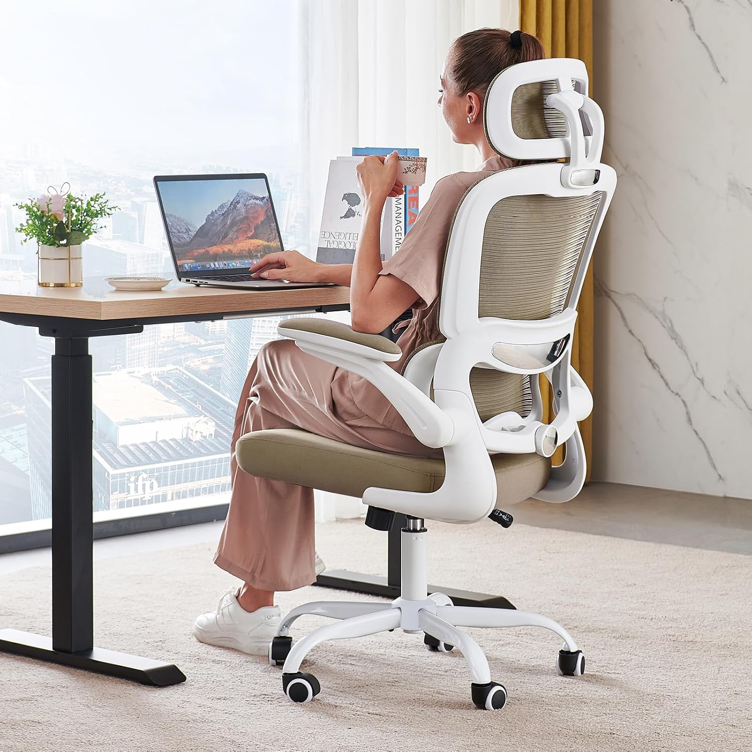 Office Chair Ergonomic Desk Chair - Gaming Chair with Lumbar Support - Image 9