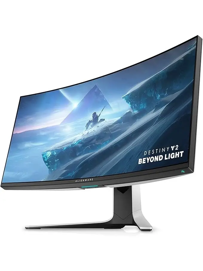 Ultrawide Curved Gaming Monitor 38 Inch, 144Hz Refresh Rate, 3840 x 1600 WQHD, IPS, NVIDIA, 1ms Response Time, 2300R Curvature, VESA Display HDR 600, AW3821DW - White - Image 3