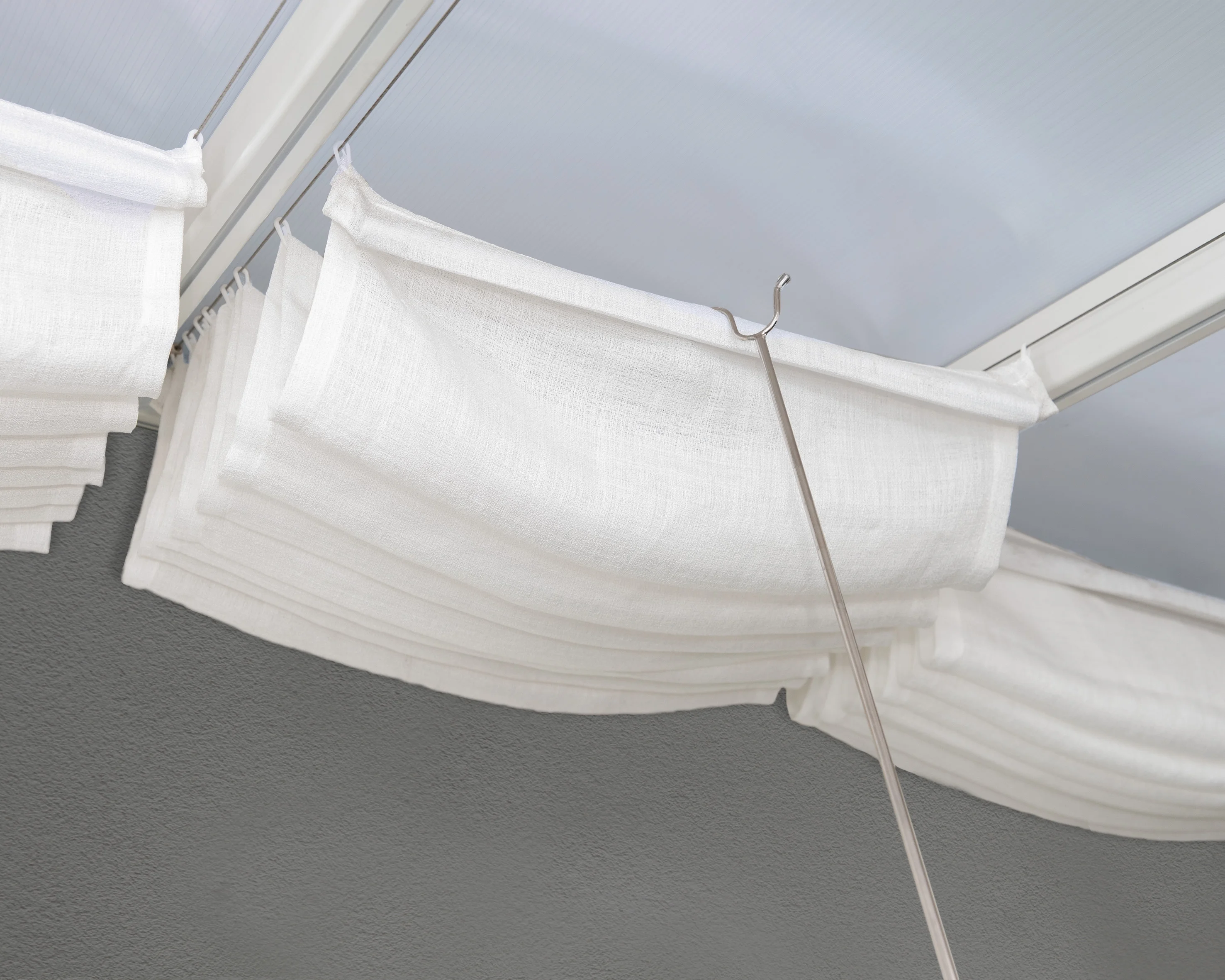 Palram - Canopia Patio Cover Blinds 10' x 10' - White for Feria 10', Olympia, Sierra 10' and Sanremo 10' - Image 17