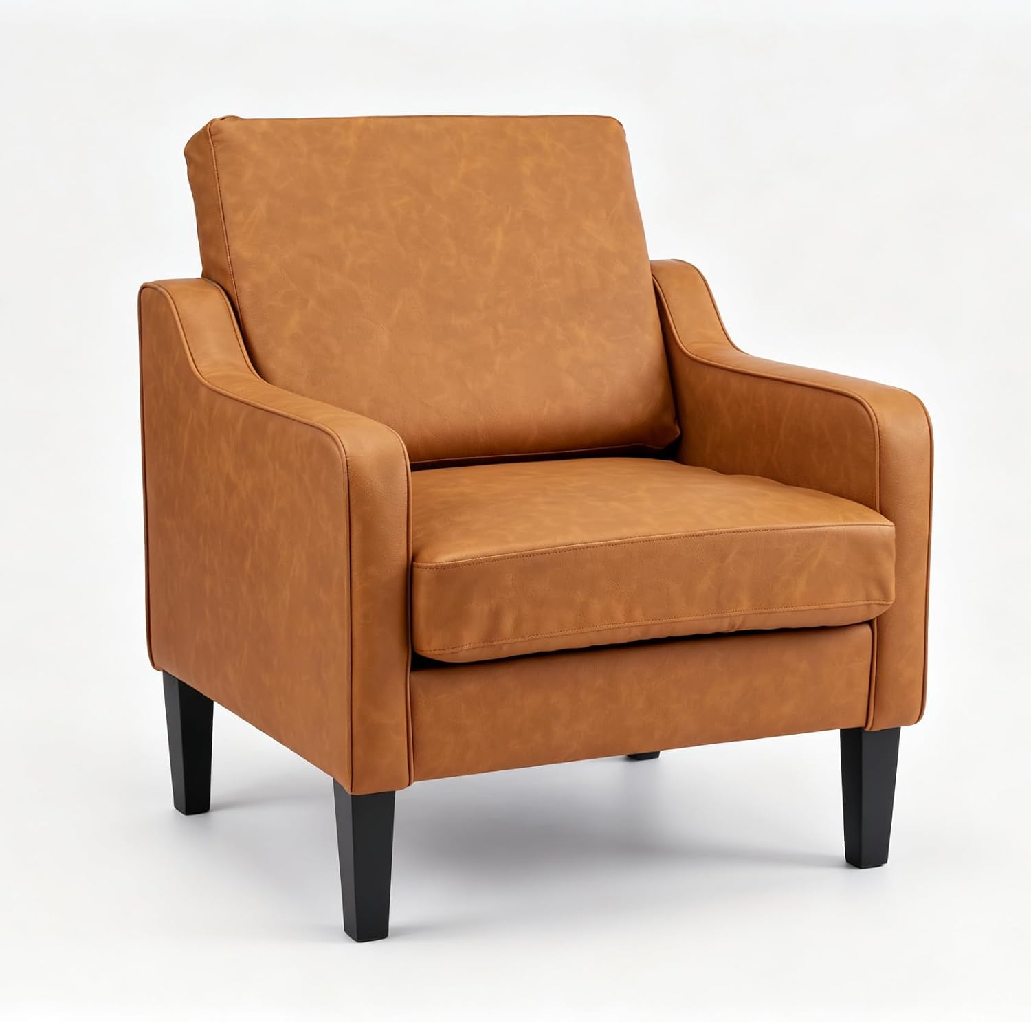 Olive Green Accent Chair, Upholstered Armchair for Living Room - Image 7