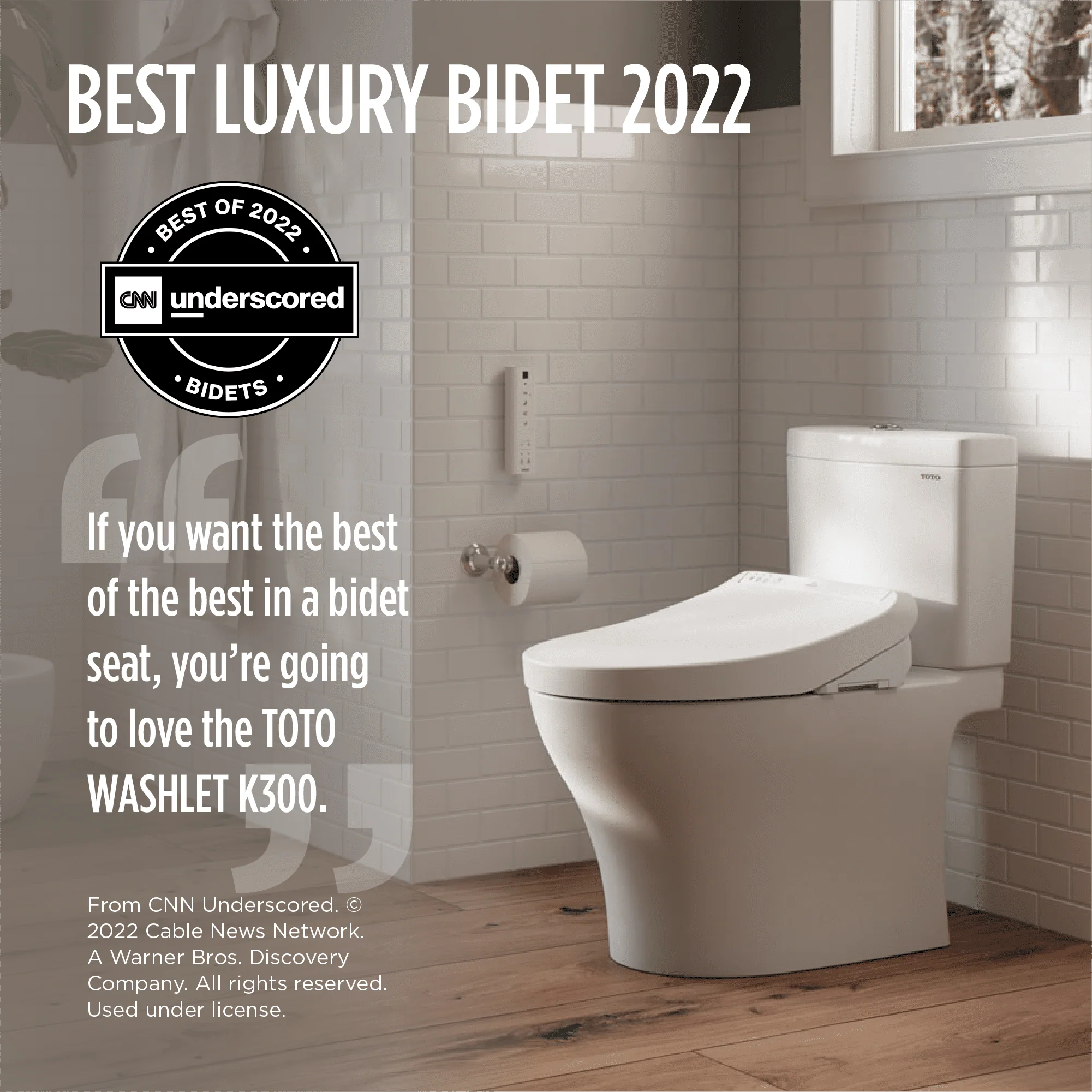 TOTO? WASHLET? K300 Electronic Bidet Toilet Seat with Instantaneous Water Heating, PREMIST and EWATER+ Wand Cleaning, Elongated, Cotton White - SW3036R#01 - Image 2