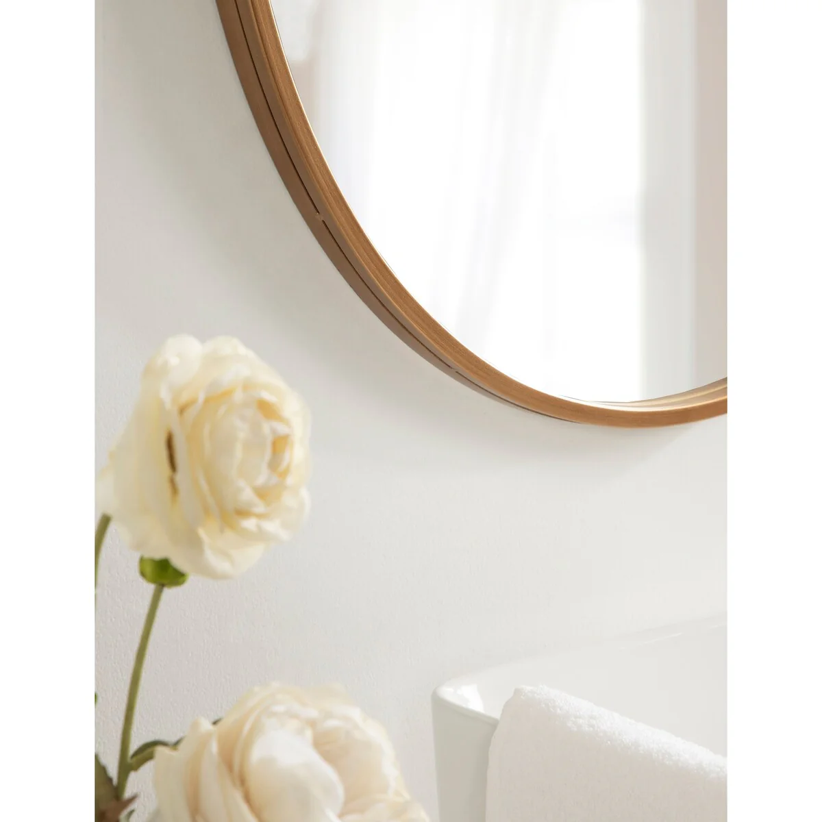 Modern Round Wall Mirror, Decorative Circular Accent Mirror for Living Room, Bedroom and Entryway - Image 31