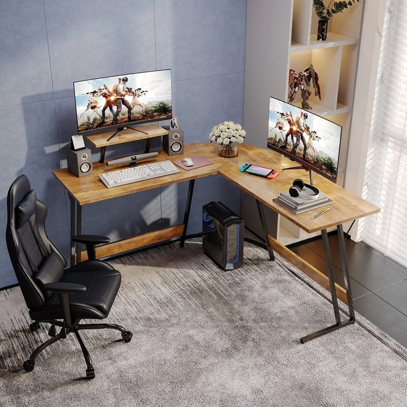 L-Shaped Gaming Desk, Computer Corner Desk and Office Writing Desk for Home - Image 15