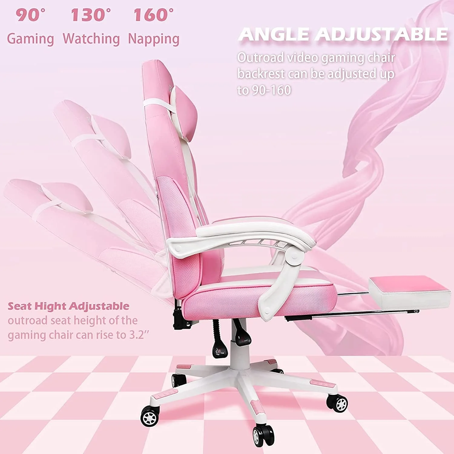 Racing Style Gaming Chair, 300 lbs Big and Tall High Back Computer Chair - Image 24