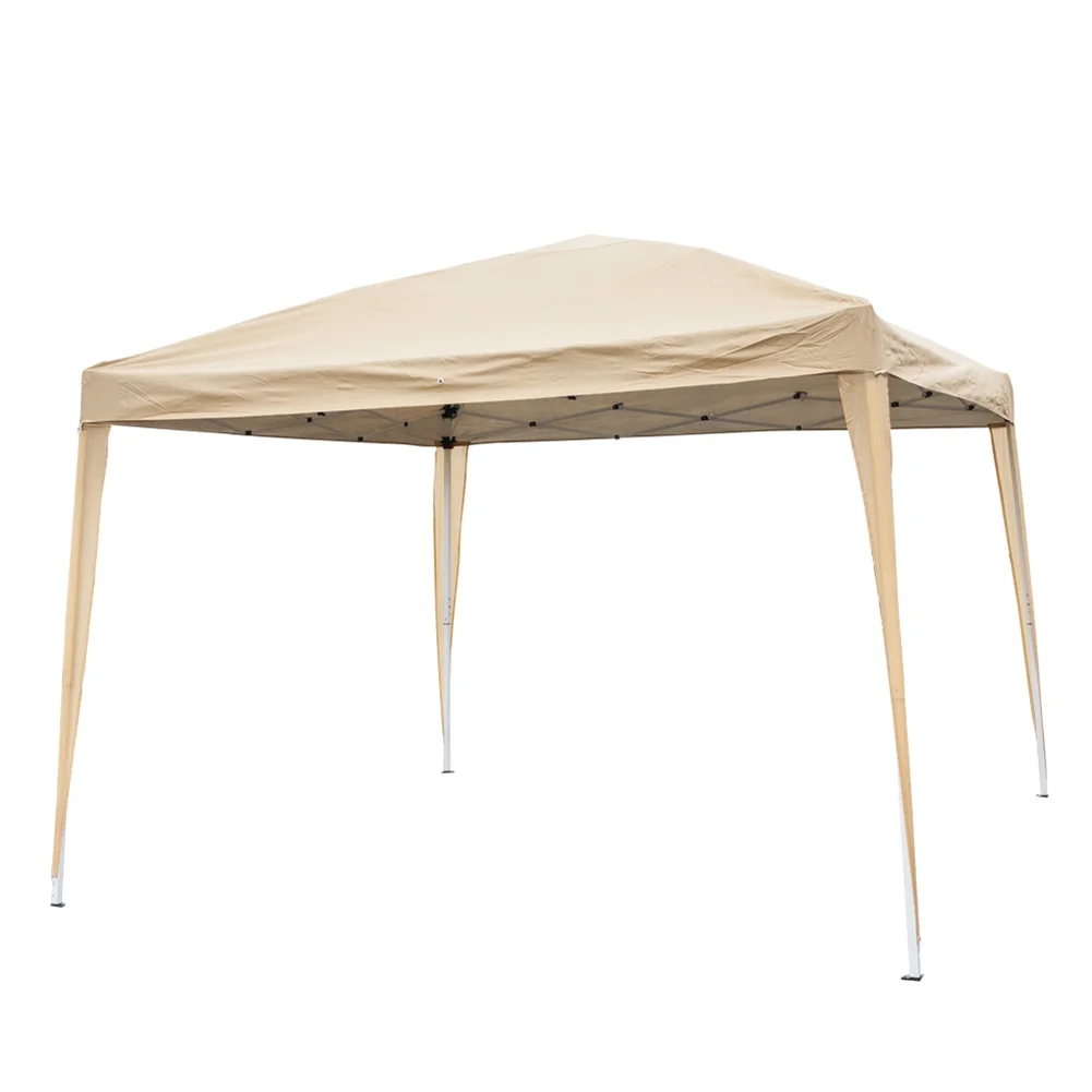 Spaco 10x10 FT pop up canopy with 2 Windows And 2 Doors, Instant Canopies Portable Gazebo UV Resistant Waterproof Enclosed Canopy Tent for Outdoor Events, Patio, Backyard, Party, Khaki - Image 12