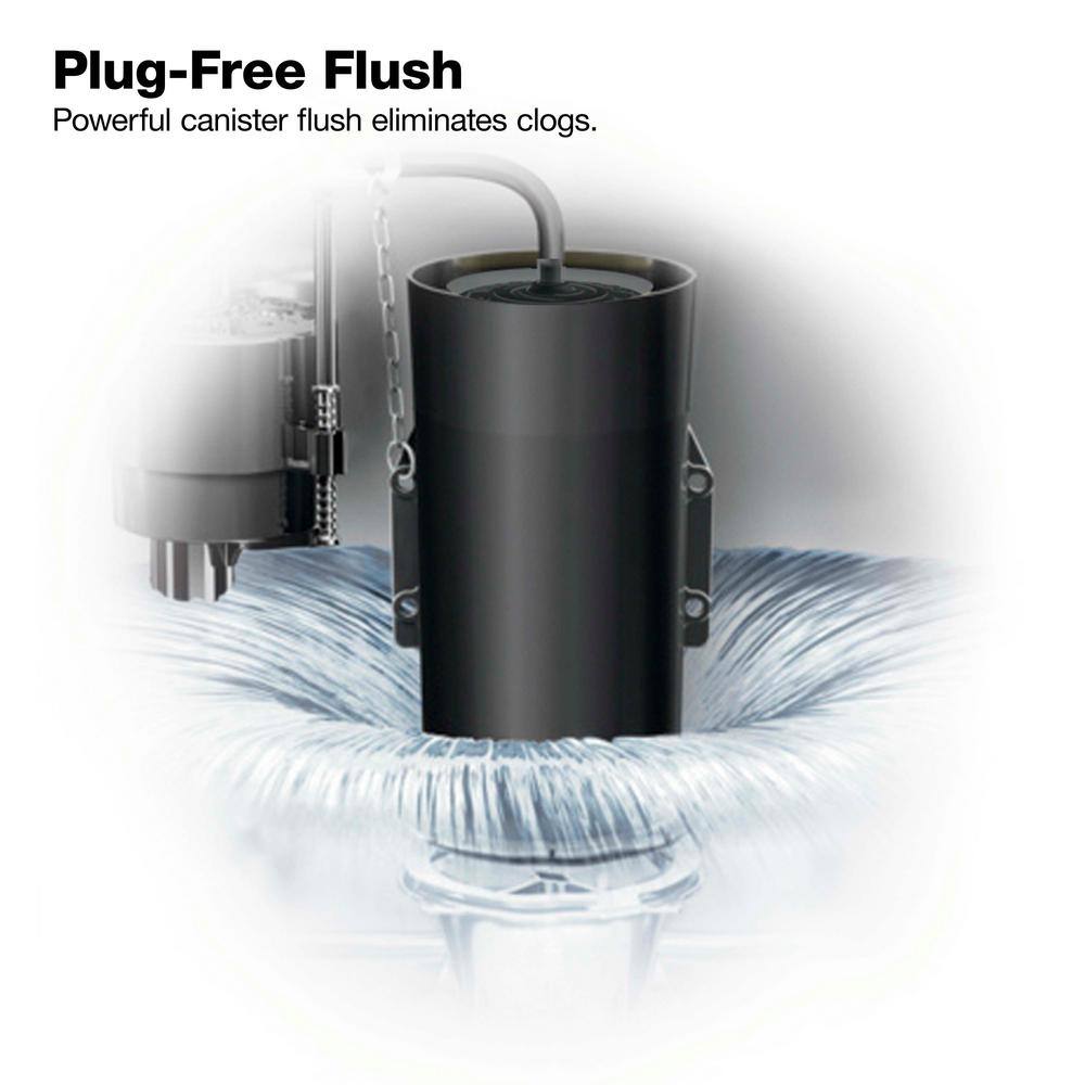 Extra Tall Complete Solution 2-piece 1.28 GPF Single Flush Elongated Toilet in White (Seat Included) 78305-0 - Image 6