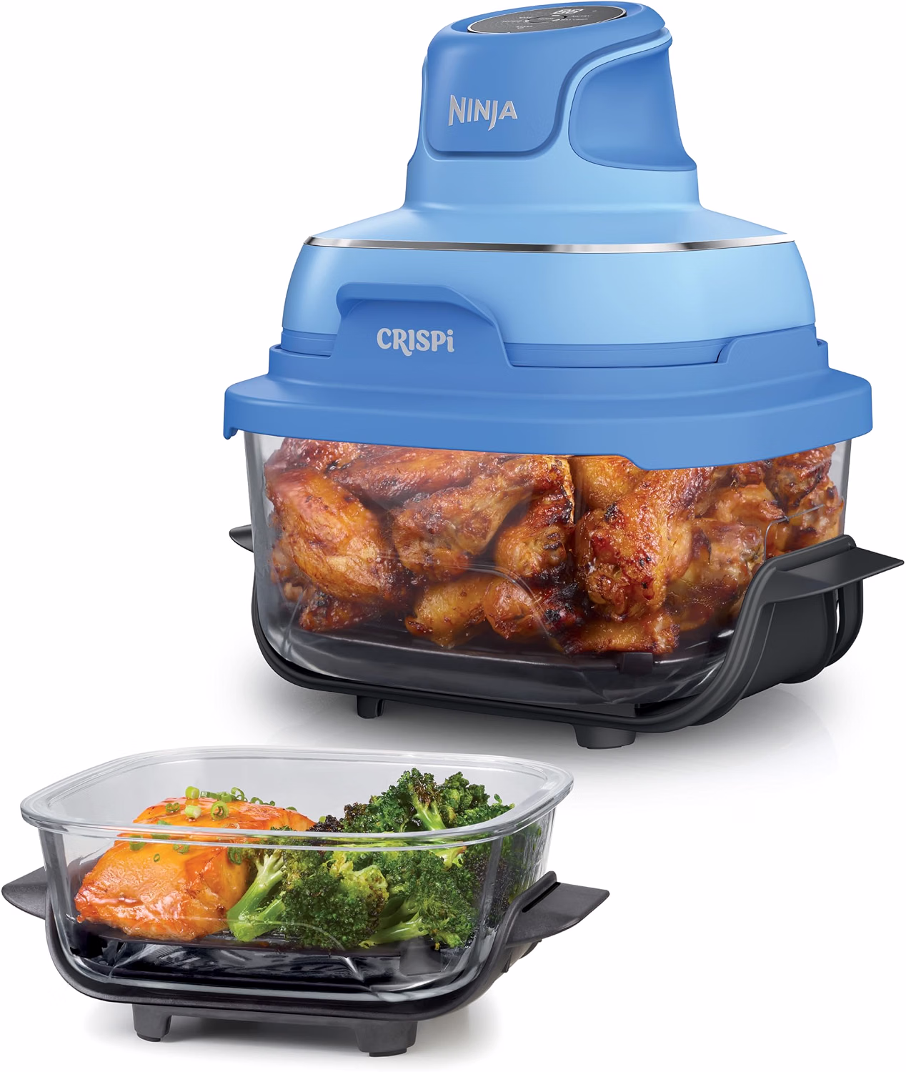 Crispi Glass Air Fryer, 4-in-1, Stone, FN101ST - Image 7