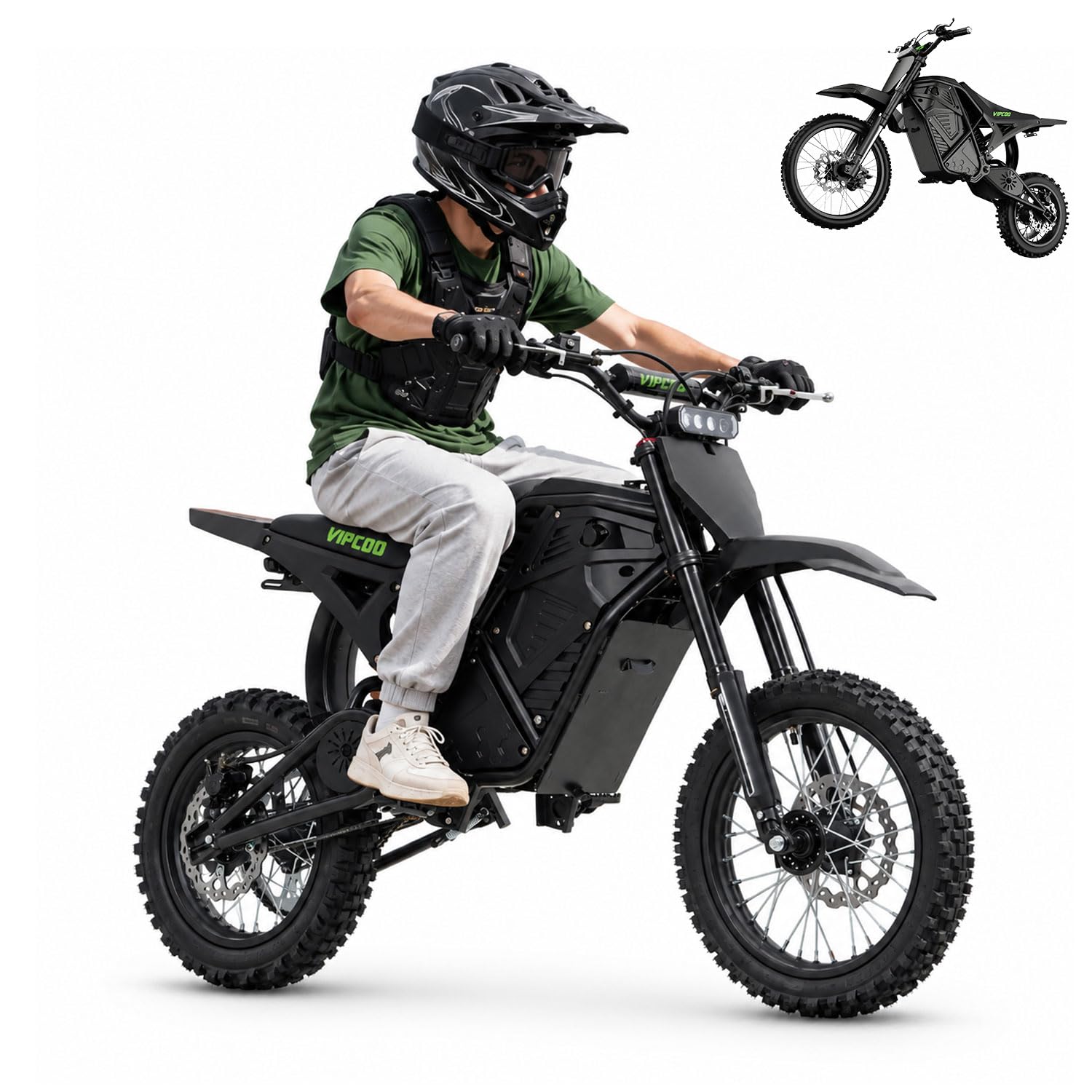 H3 Electric Dirt Bike for Adults 3500W 40MPH Electric Motorcycle - Image 2