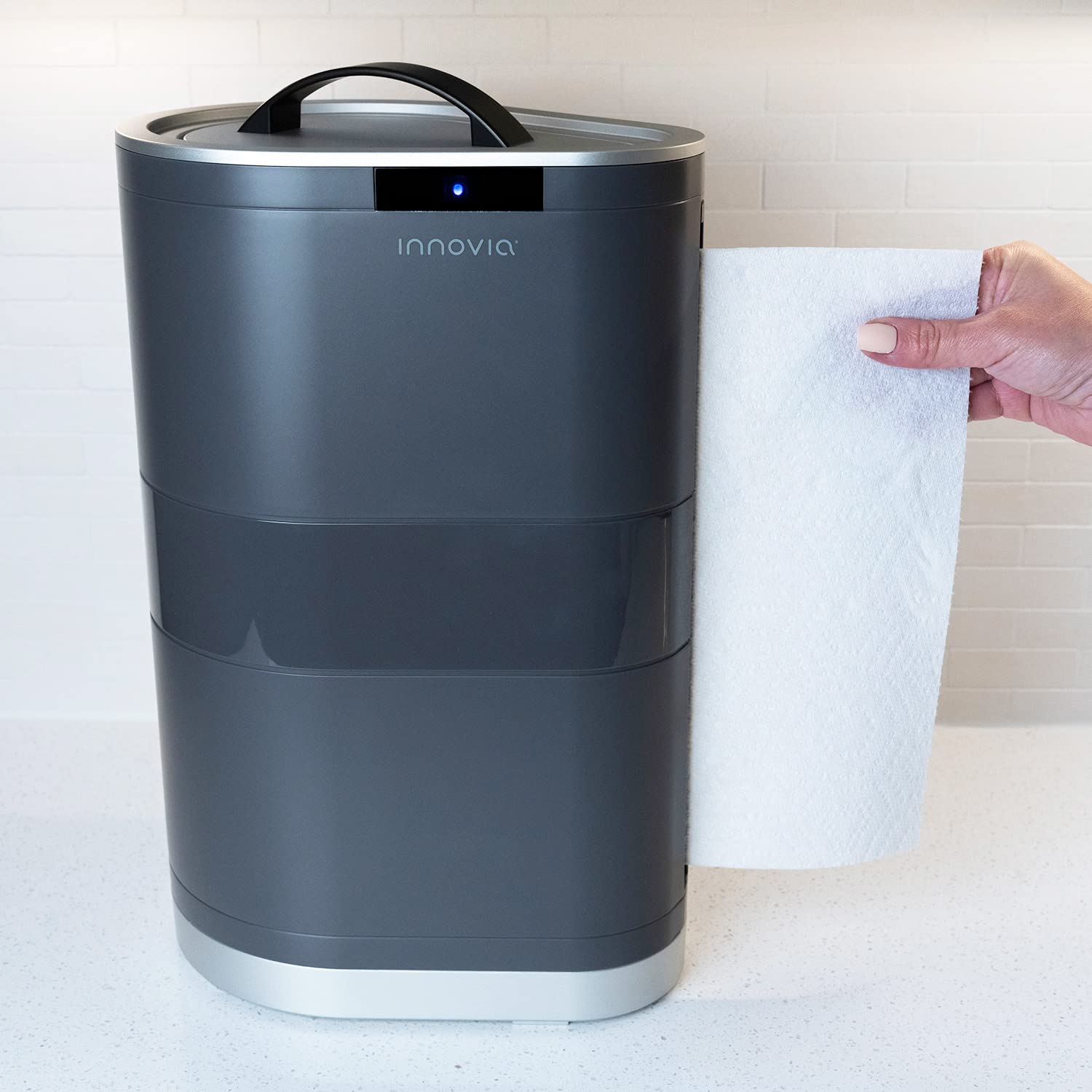 Countertop Touchless Paper Towel Dispenser in White - Image 9
